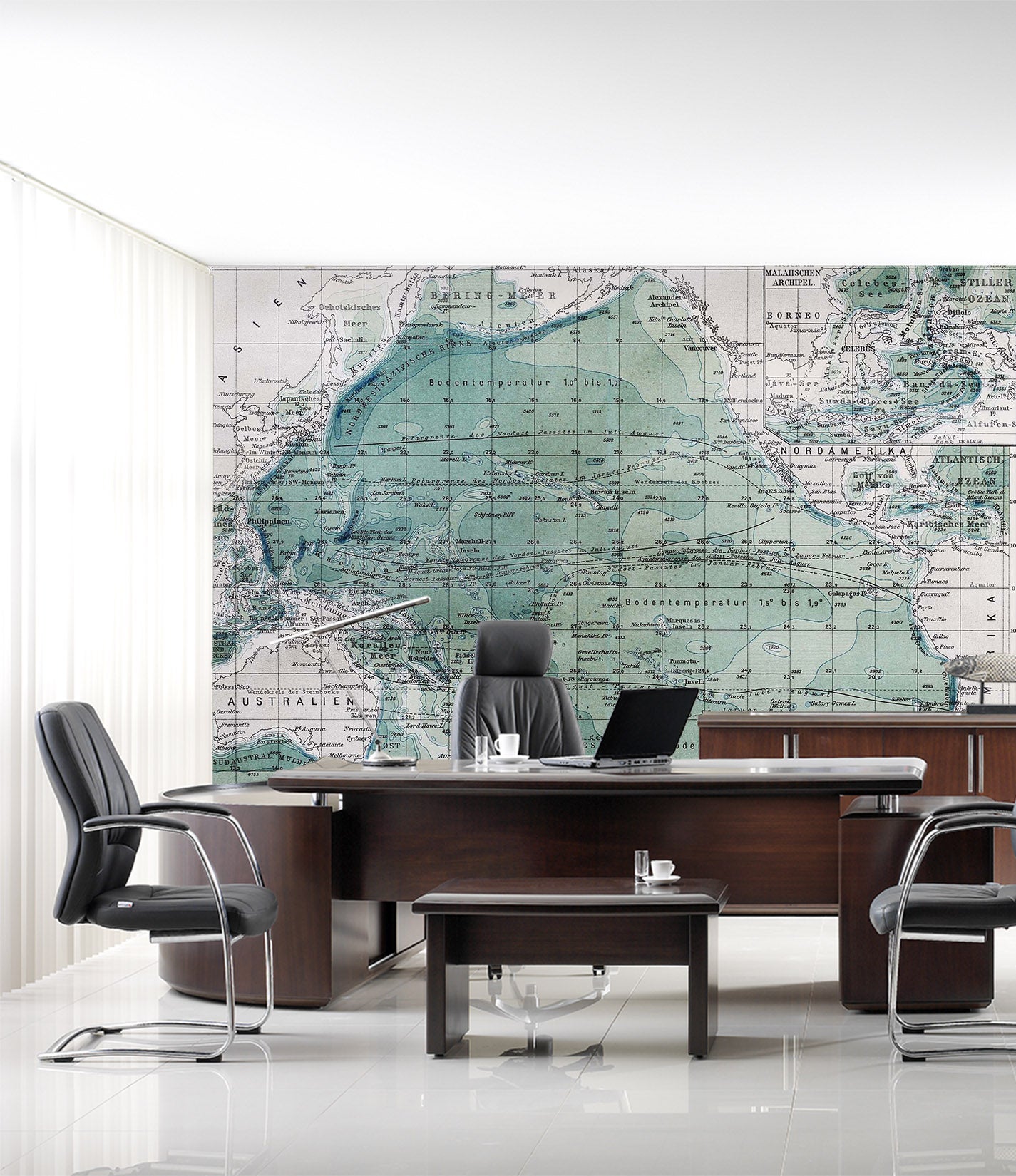 3D Green Map 062 Wall Murals