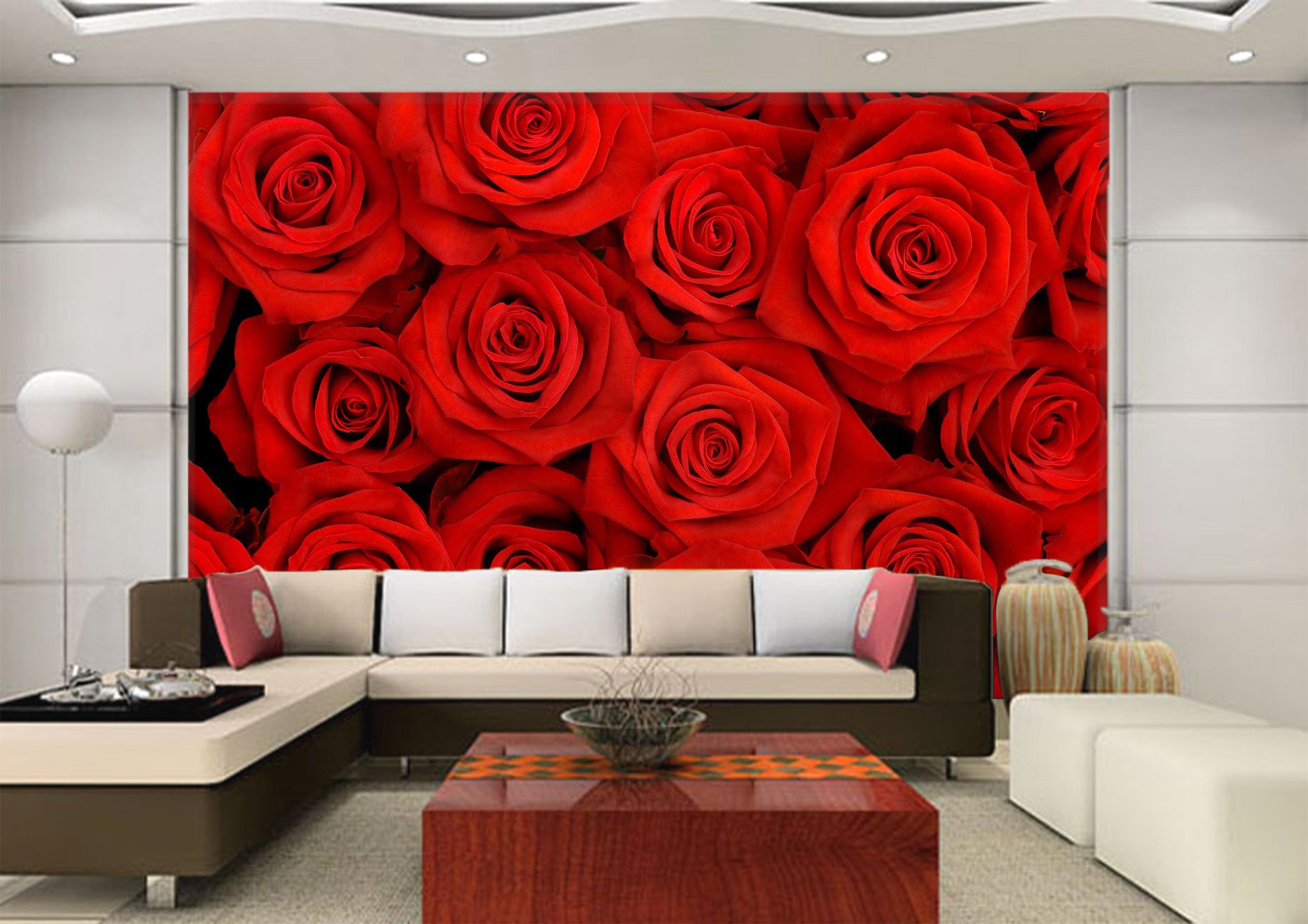 3D Red Rose 1007 Wall Murals