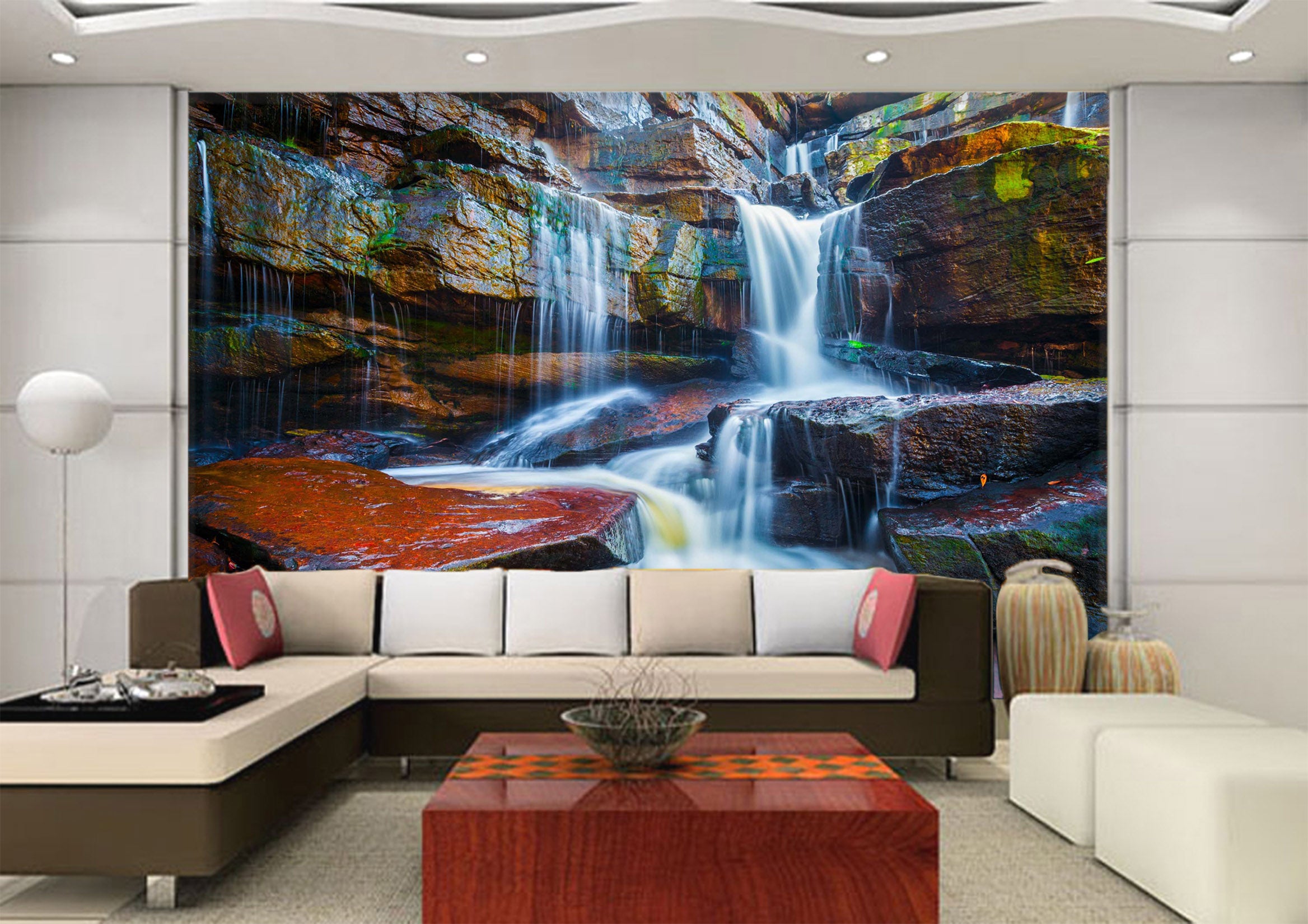 3D Valley Stream 1028 Wall Murals