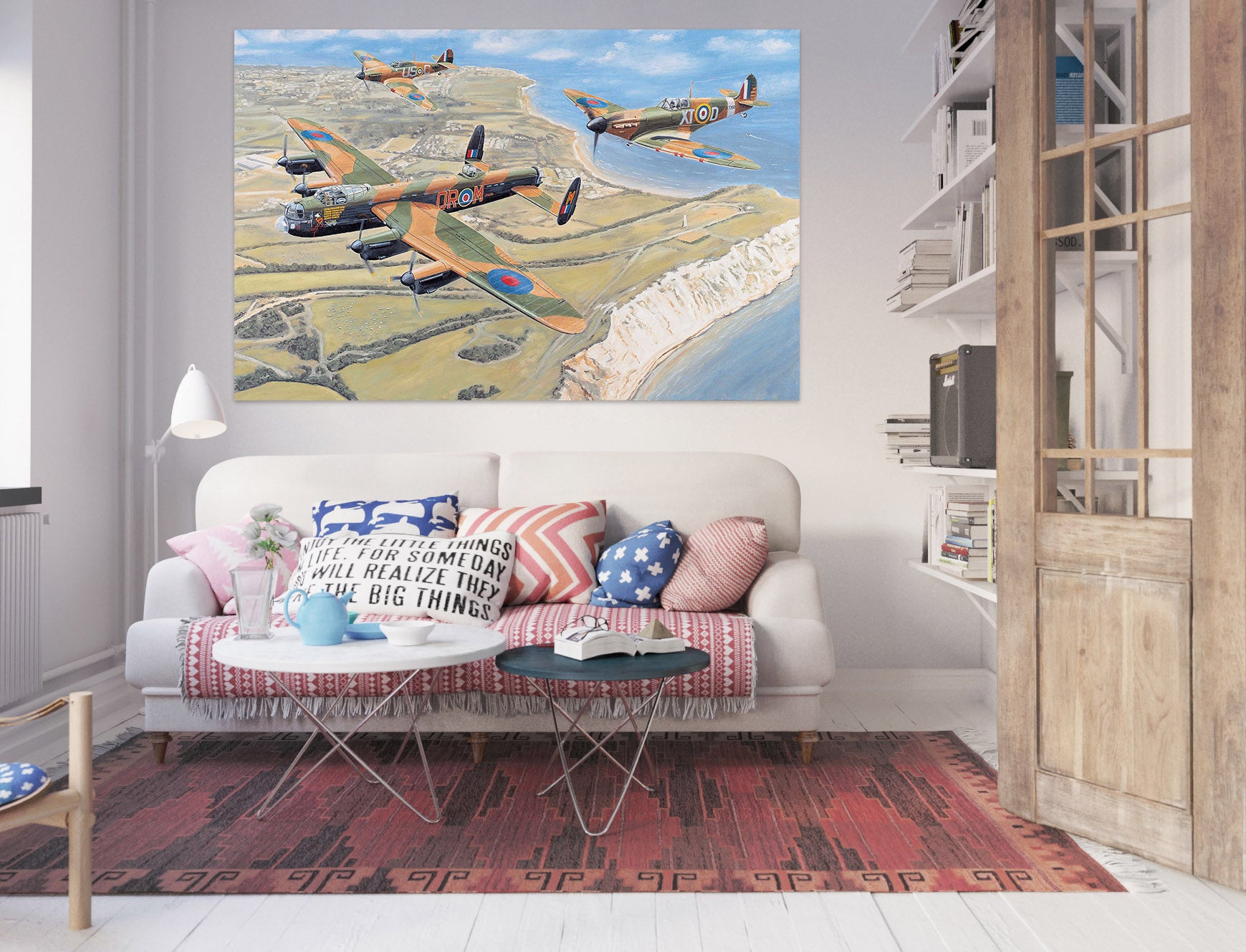 3D Military Aircraft 017 Trevor Mitchell Wall Sticker