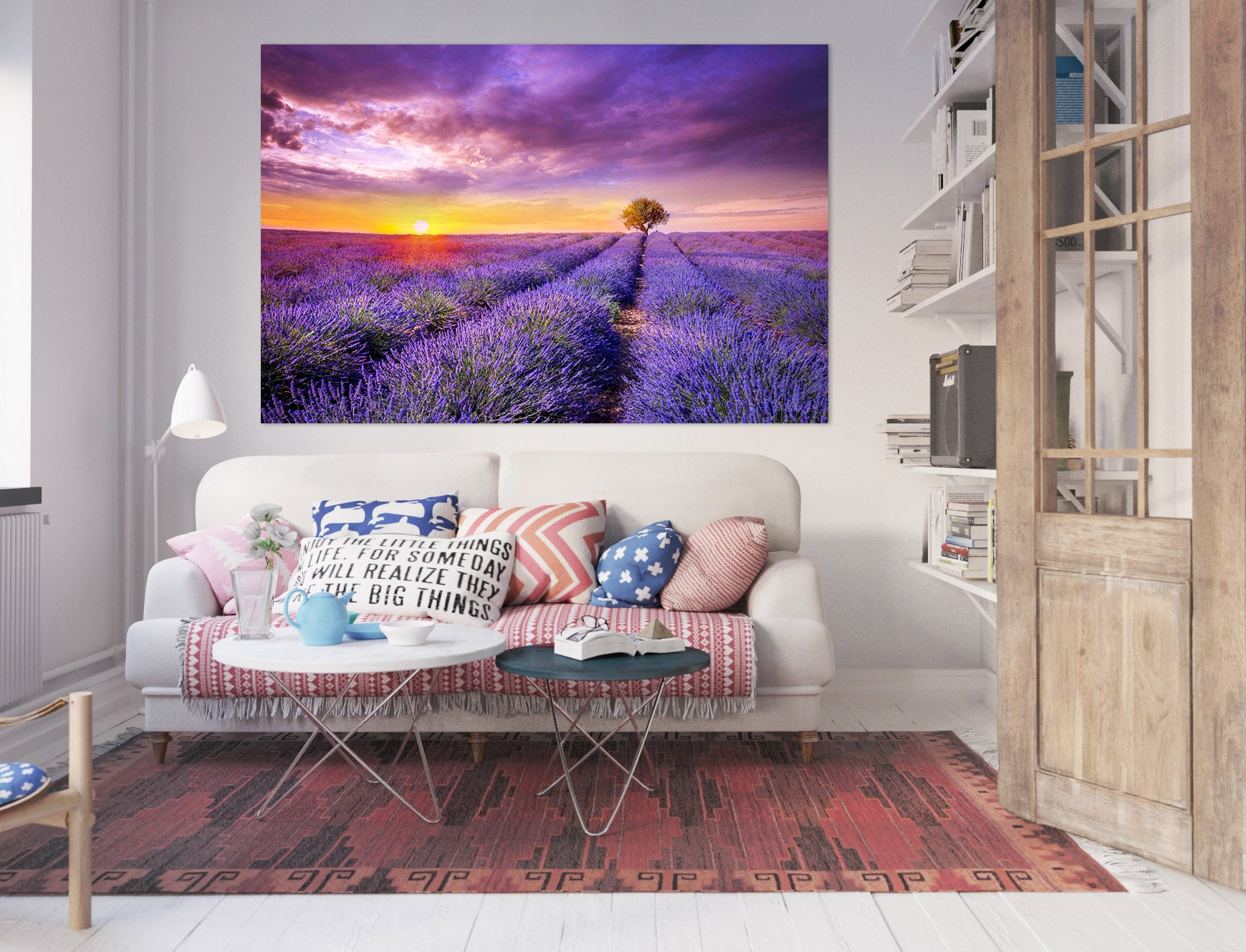 3D Lavender World 149 Marco Carmassi Wall Sticker