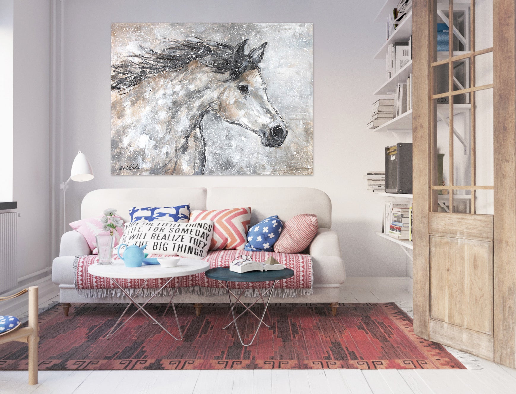 3D Horse 026 Debi Coules Wall Sticker