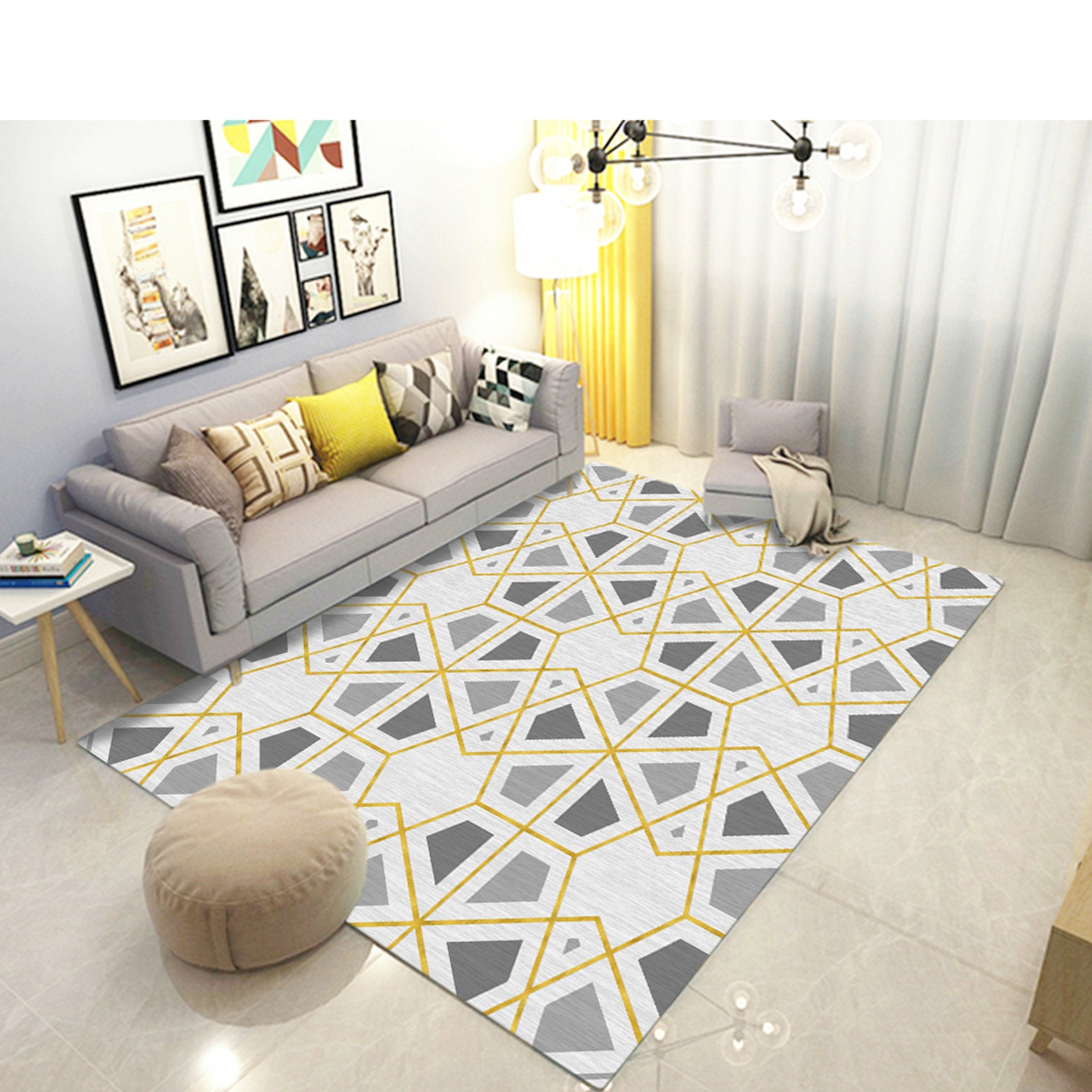 3D Color Pattern WG265 Non Slip Rug Mat Mat AJ Creativity Home 