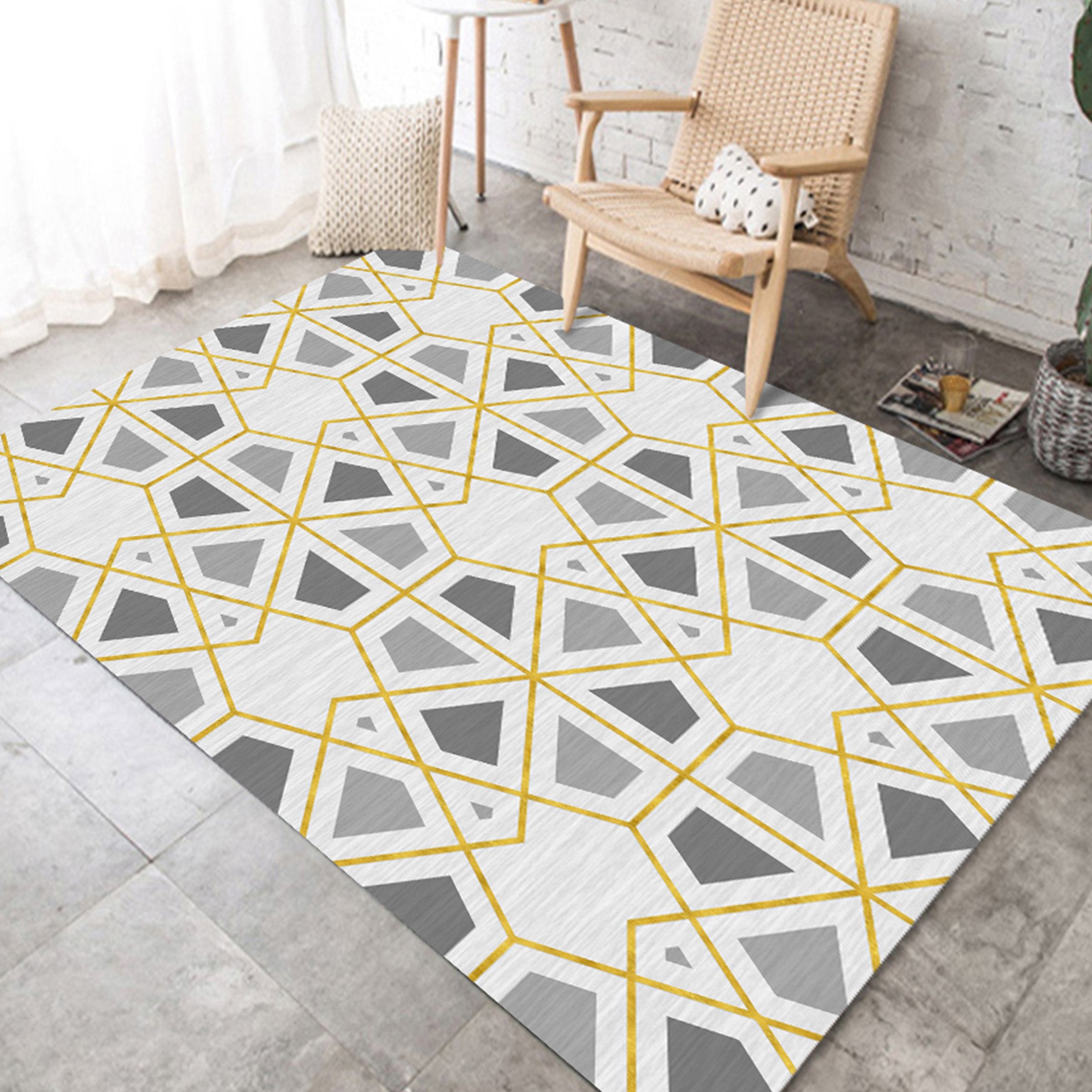 3D Color Pattern WG265 Non Slip Rug Mat Mat AJ Creativity Home 