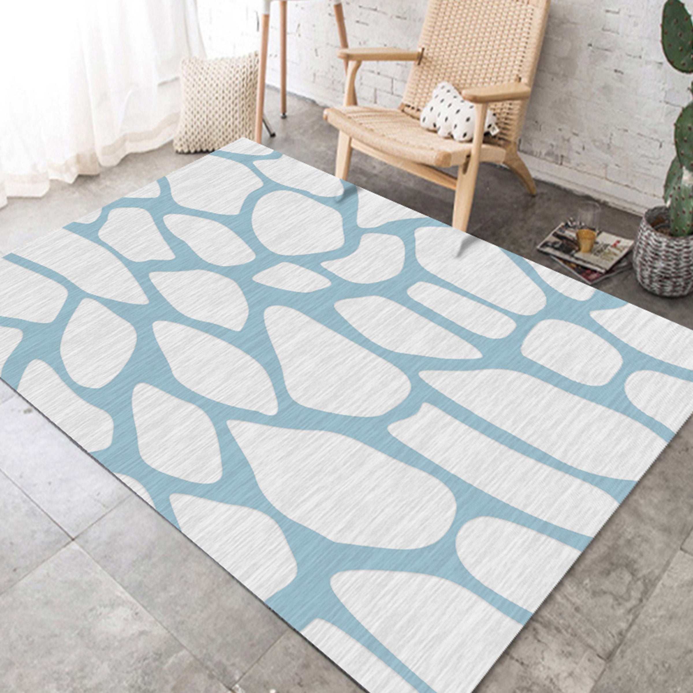 3D Light Green Pattern WG266 Non Slip Rug Mat Mat AJ Creativity Home 