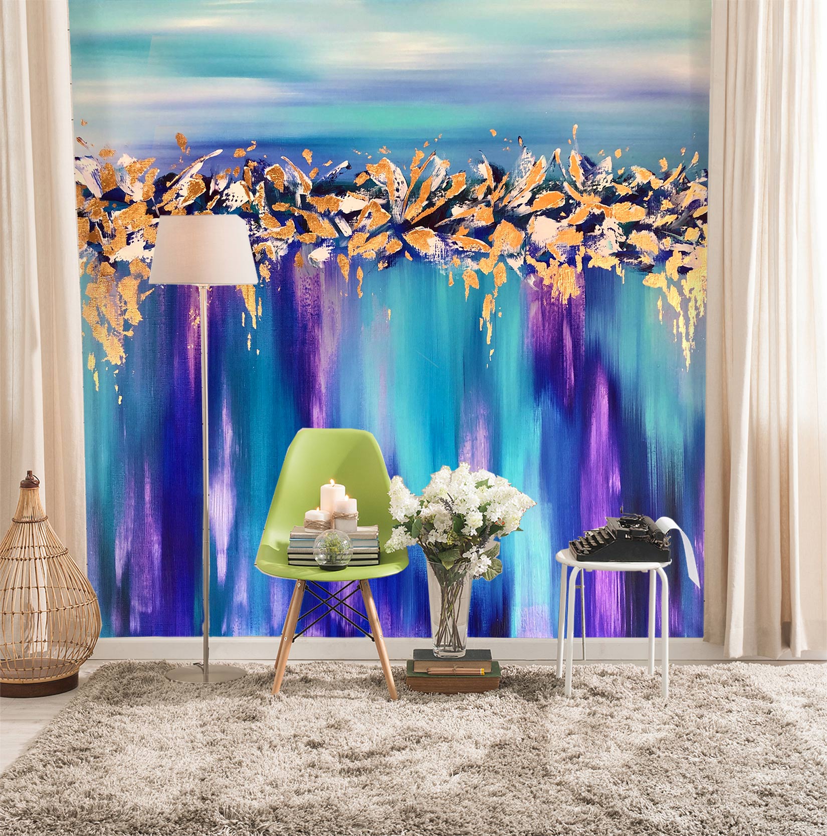 3D Petal Texture 140 Skromova Marina Wall Mural Wall Murals