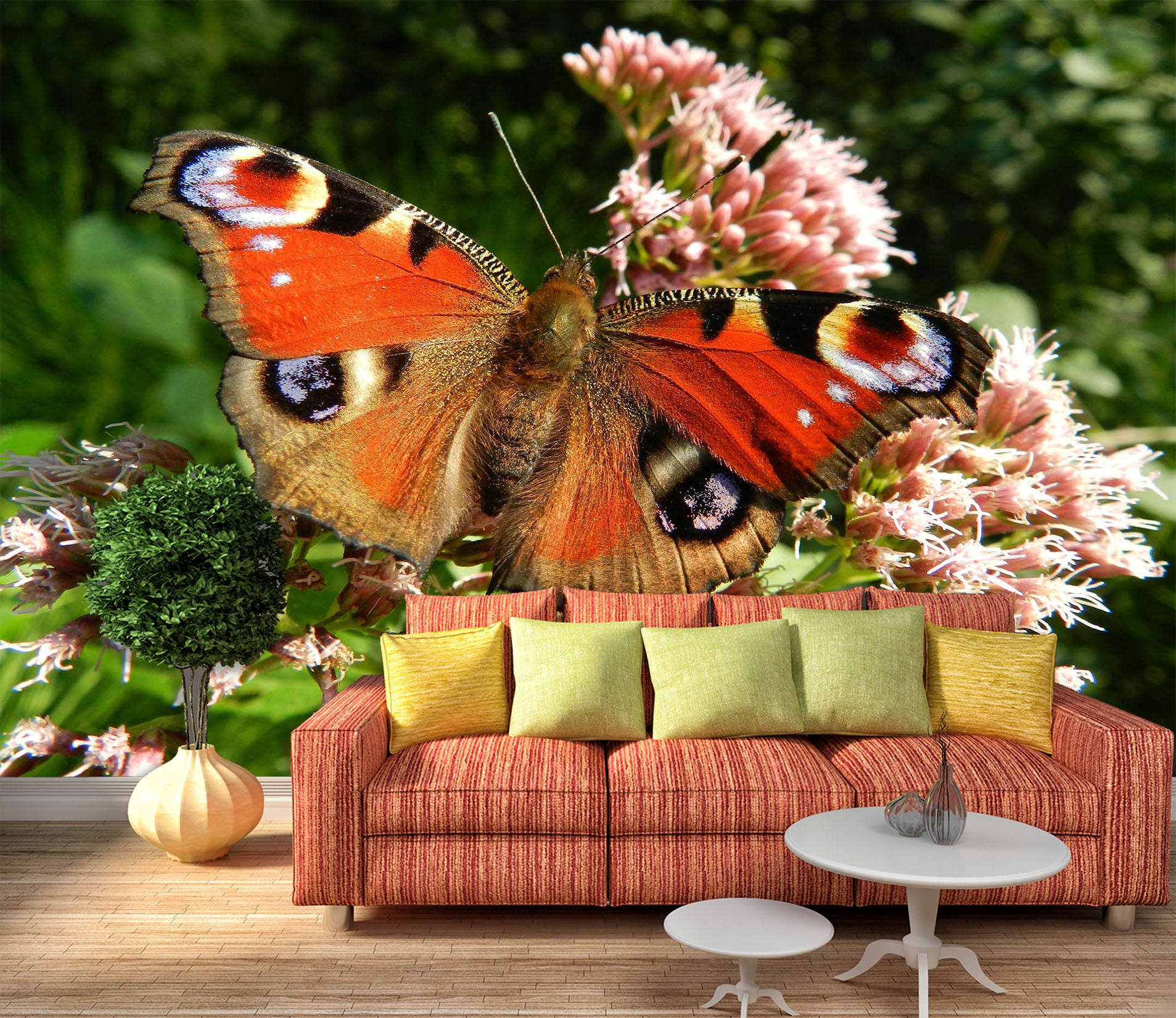 3D Color Butterfly 1050 Wall Murals