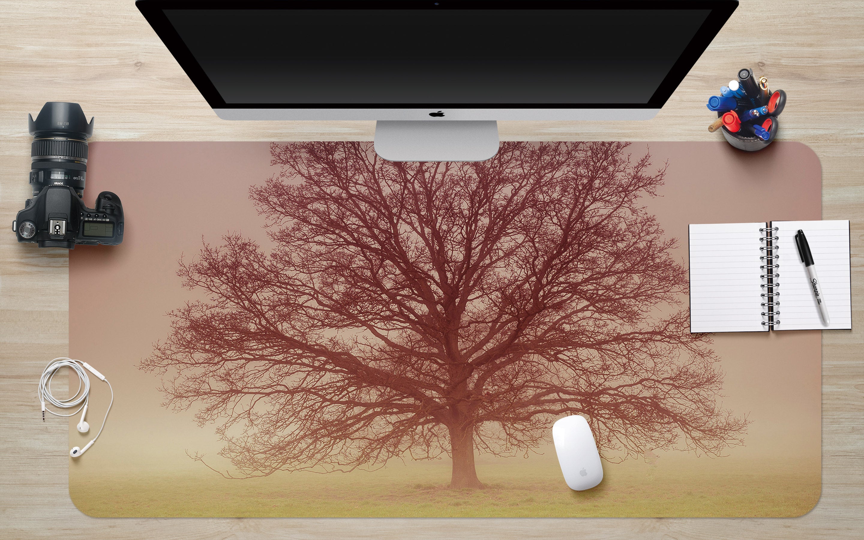 3D Big Tree 7729 Assaf Frank Desk Mat