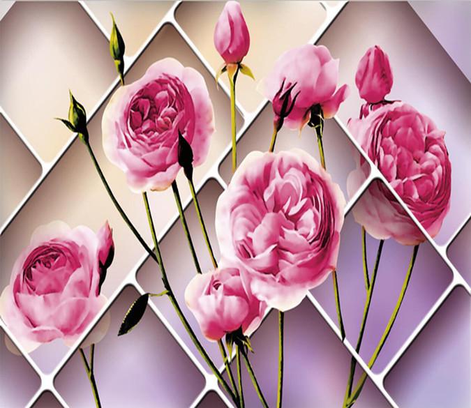 3D Pink Flower 32 Wallpaper AJ Wallpaper 