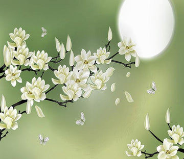 3D Pear Flower Moon 73 Wallpaper AJ Wallpaper 