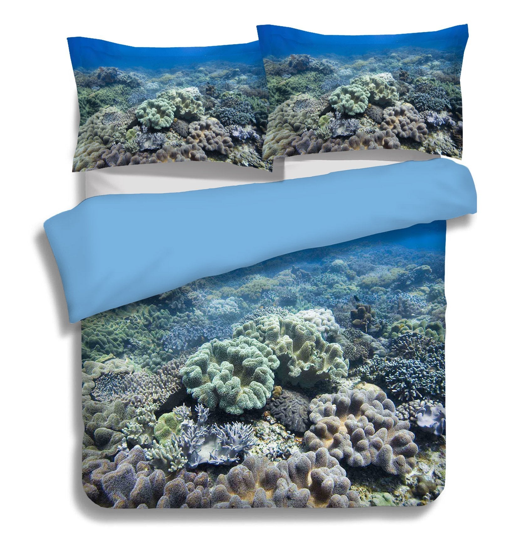 3D Seabed Stone 074 Bed Pillowcases Quilt Wallpaper AJ Wallpaper 