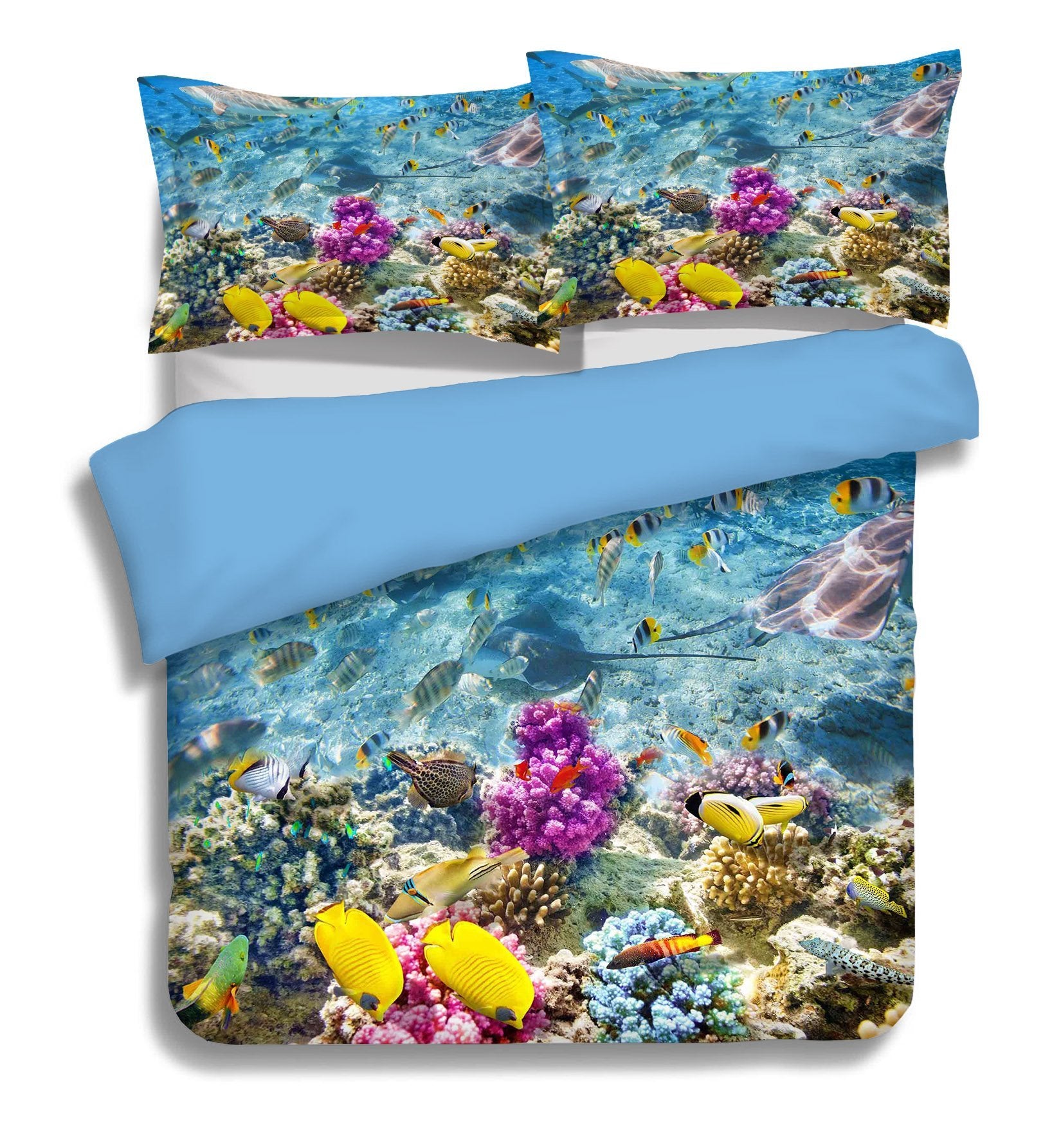 3D Ocean Turtle 079 Bed Pillowcases Quilt Wallpaper AJ Wallpaper 