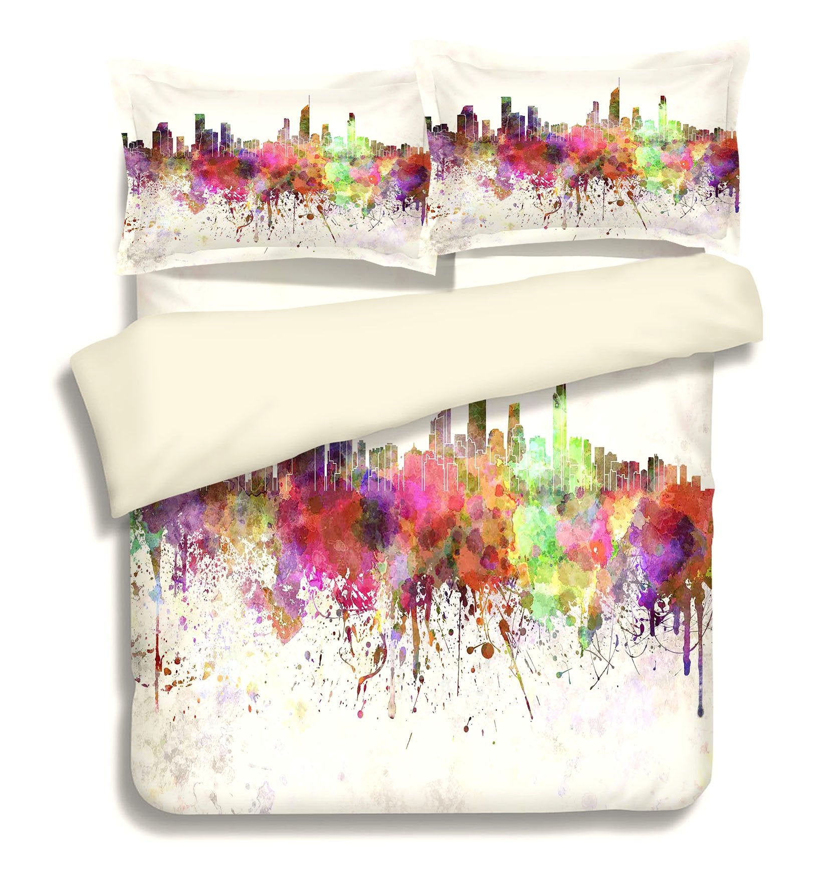 3D Graffiti City 77 Bed Pillowcases Quilt Wallpaper AJ Wallpaper 