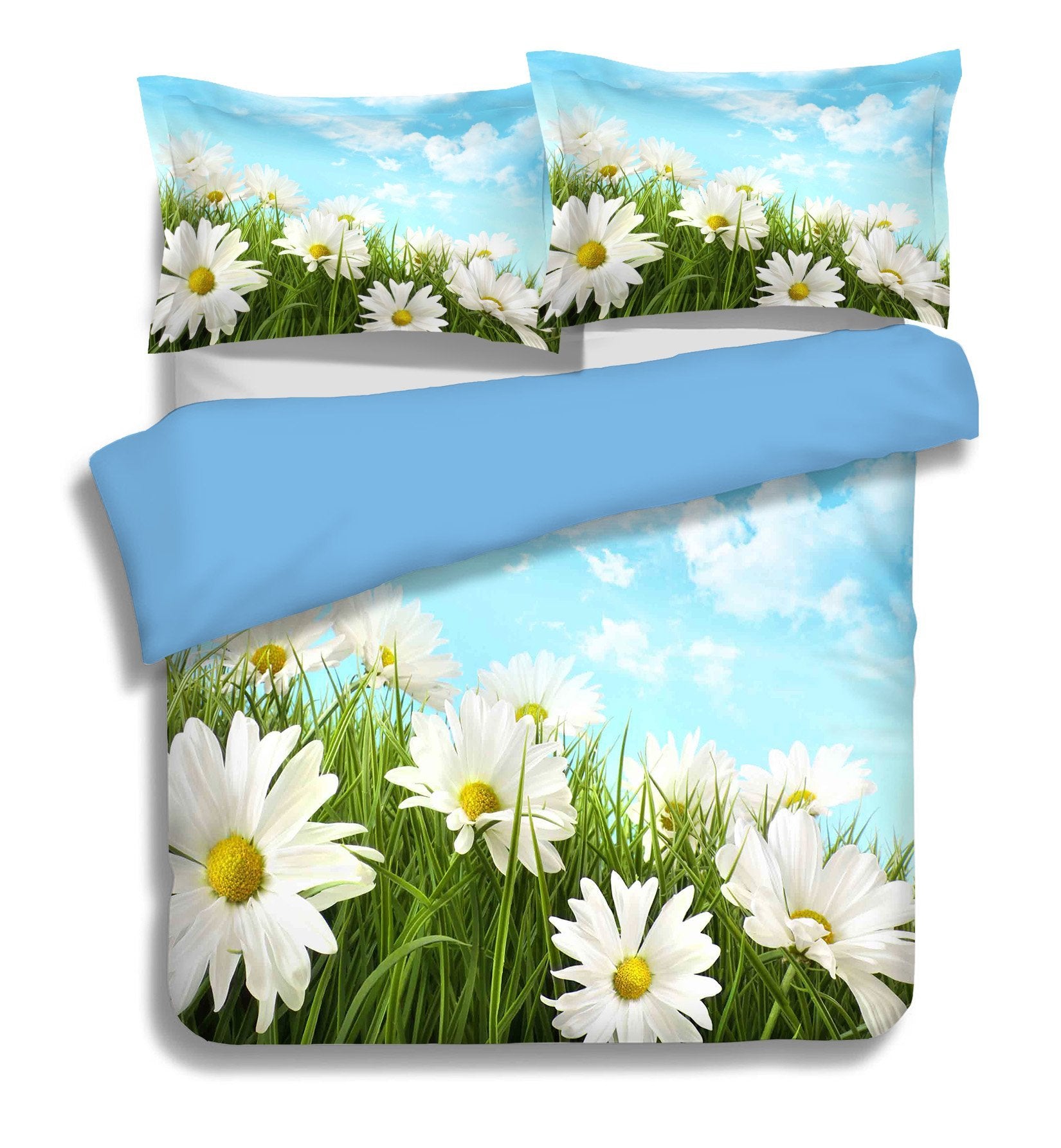 3D Chrysanthemum Field 104 Bed Pillowcases Quilt Wallpaper AJ Wallpaper 