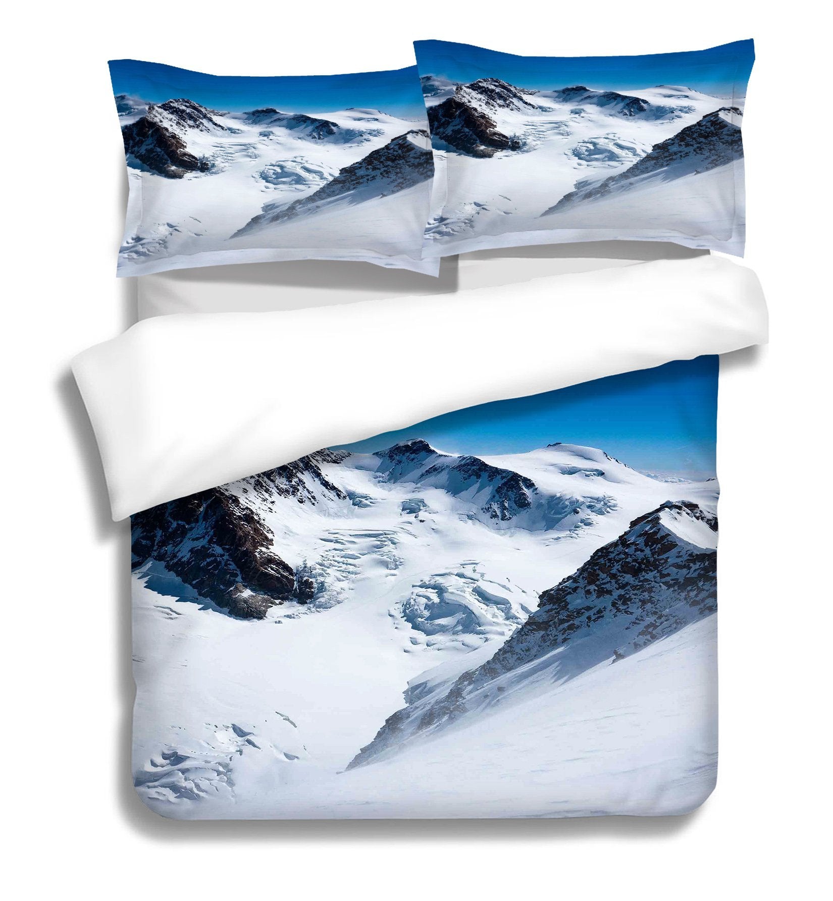 3D Steep Mountains 017 Bed Pillowcases Quilt Wallpaper AJ Wallpaper 