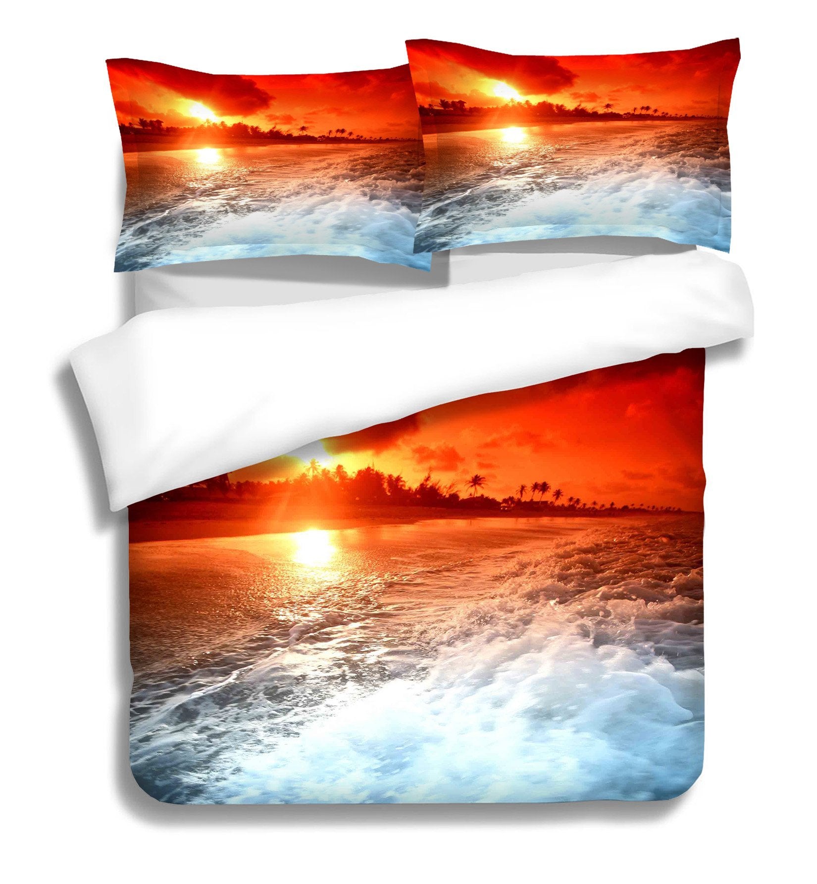 3D Dusk Cloud 171 Bed Pillowcases Quilt Wallpaper AJ Wallpaper 