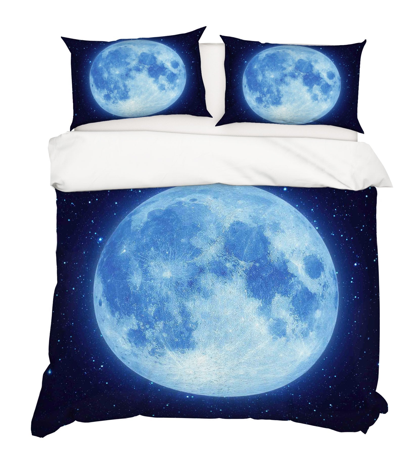 3D Round Moon 251 Bed Pillowcases Quilt Wallpaper AJ Wallpaper 