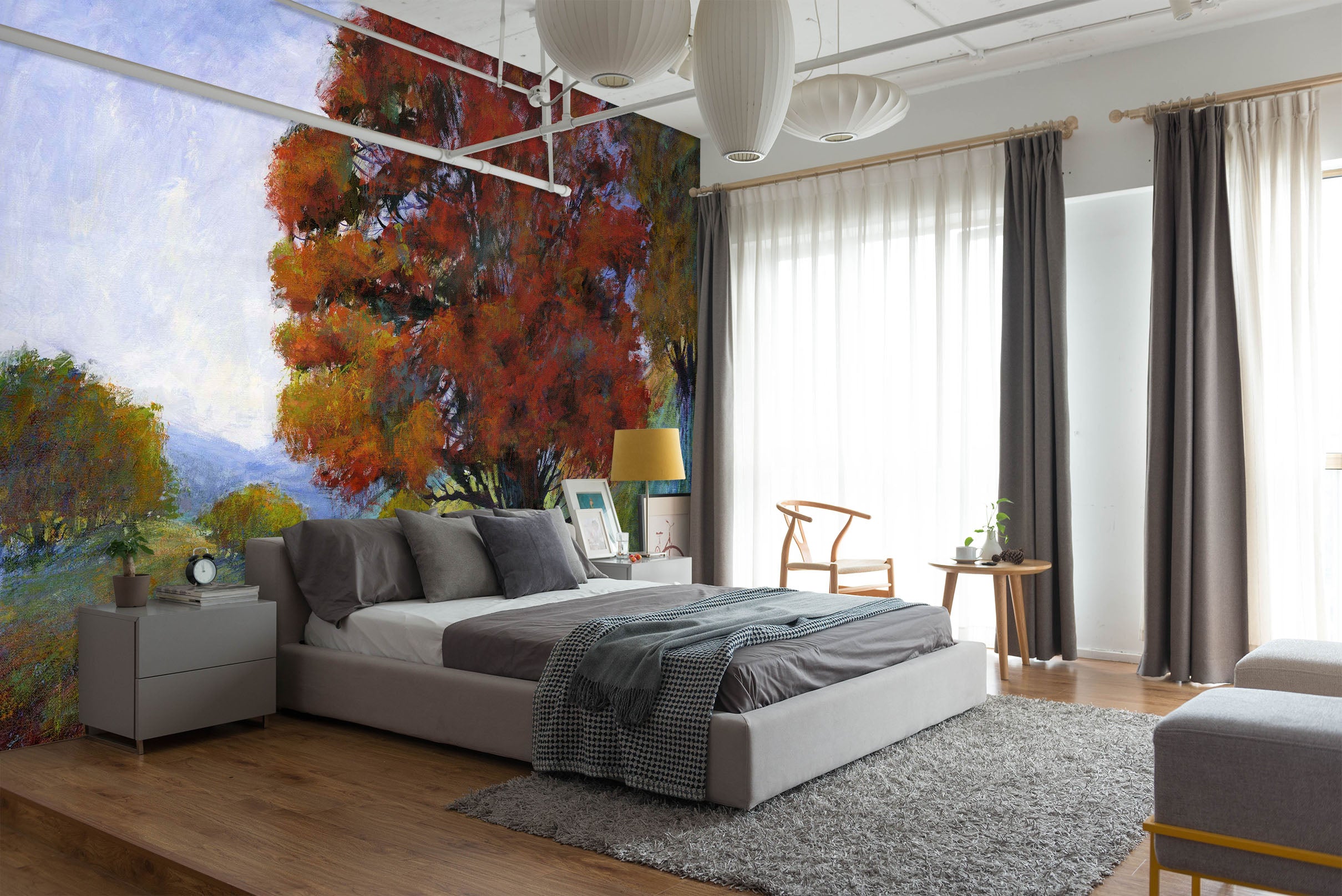 3D Forest River 1511 Michael Tienhaara Wall Mural Wall Murals