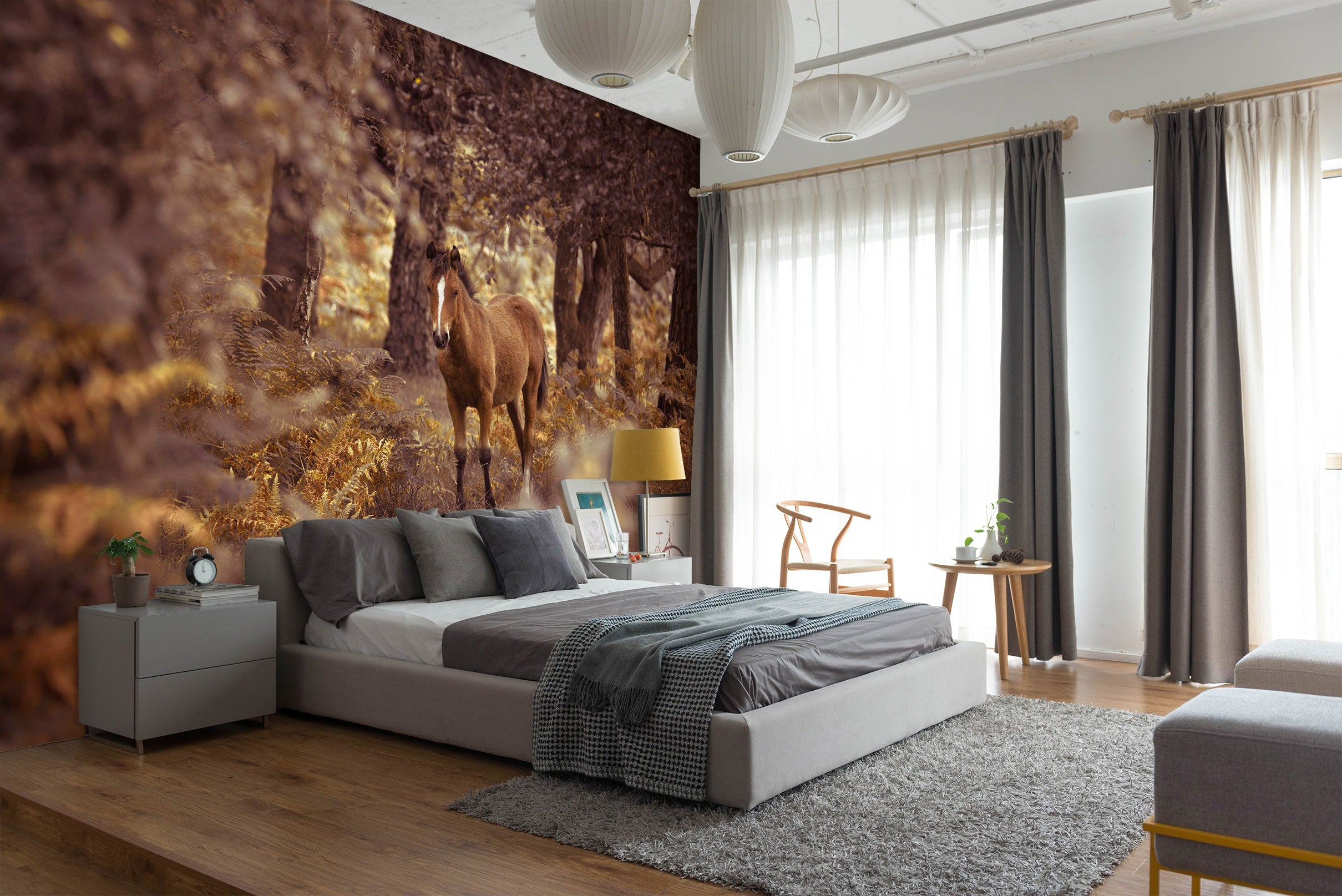 3D Mustang 1406 Assaf Frank Wall Mural Wall Murals