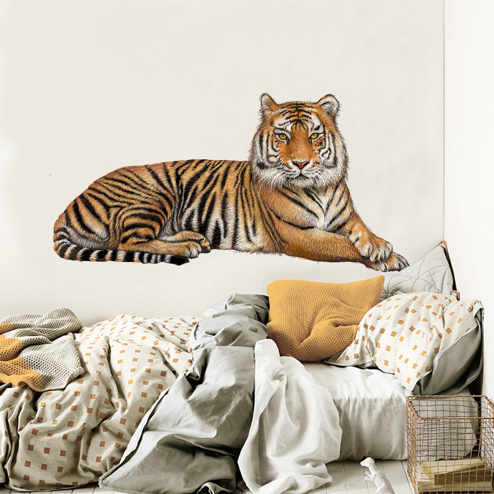 Custom Any Size Mural Wallpaper 3d Stereo Lion Tiger Animal Wall Painting  Kids Bedroom Living Room 3d Waterproof Wall Stickers - Wallpapers -  AliExpress