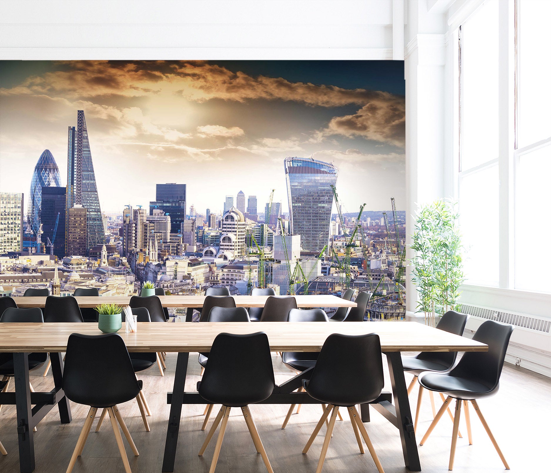 3D City Building 069 Wall Murals