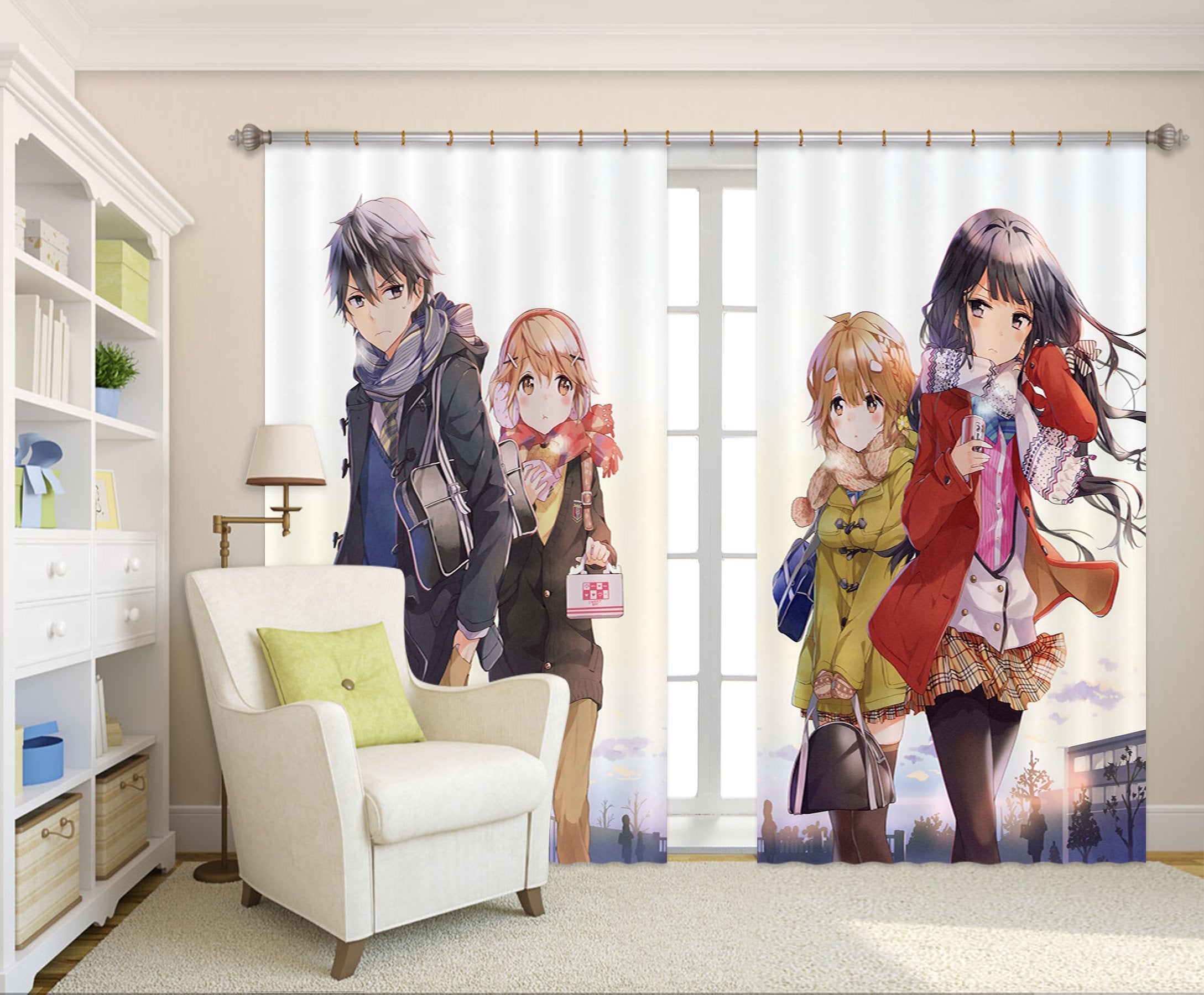 3D Boys Girls 2416 Curtains Drapes Wallpaper AJ Wallpaper 