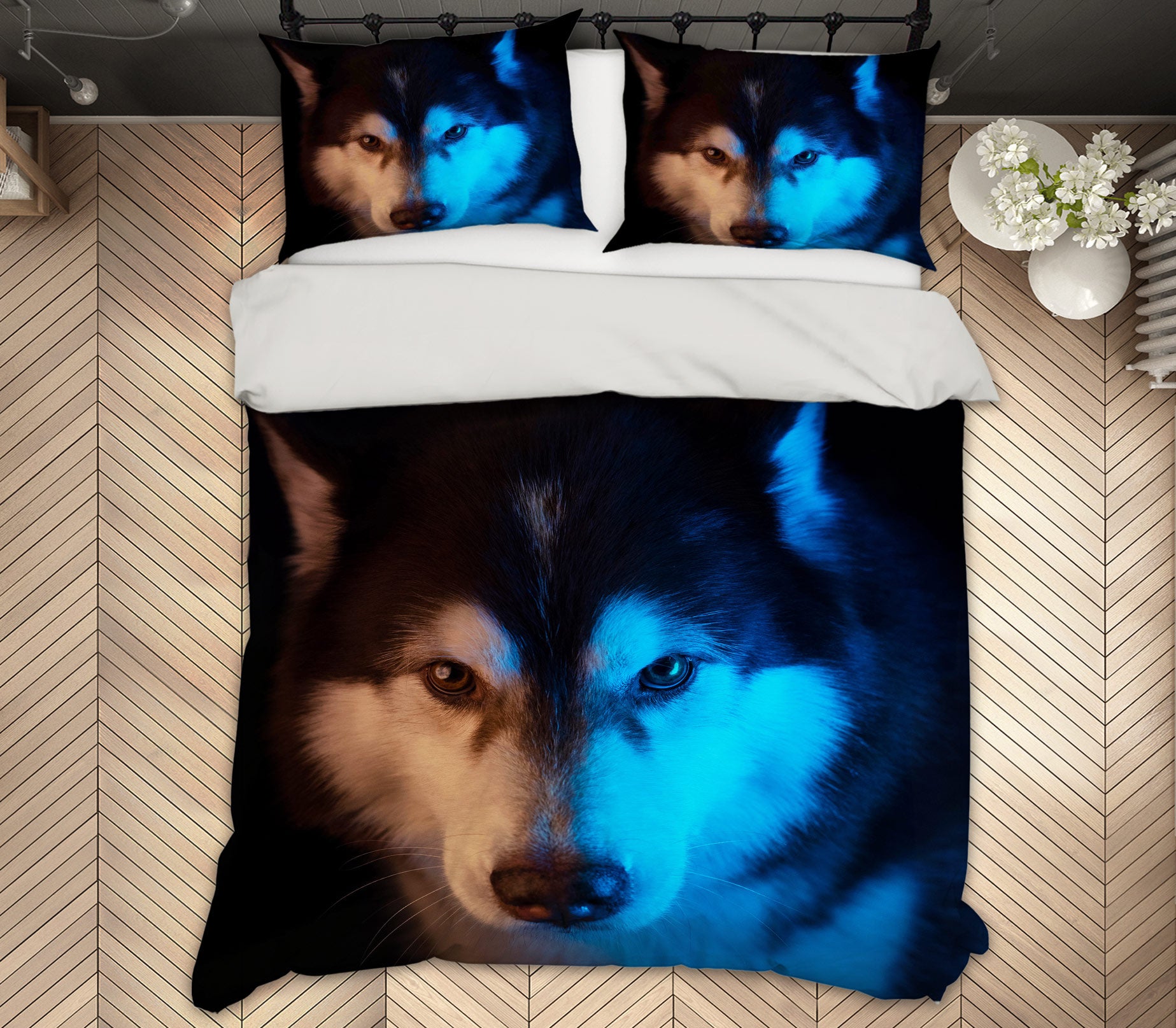 3D Husky 72010 Bed Pillowcases Quilt