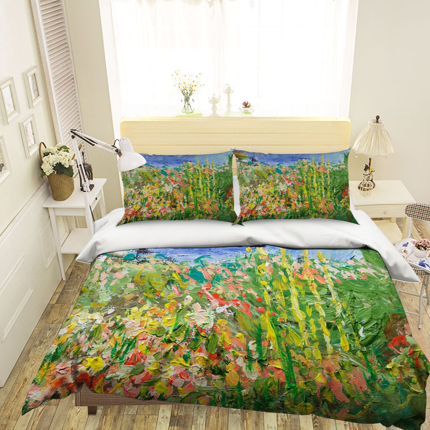 3D Garden Of Delight 1121 Allan P. Friedlander Bedding Bed Pillowcases Quilt