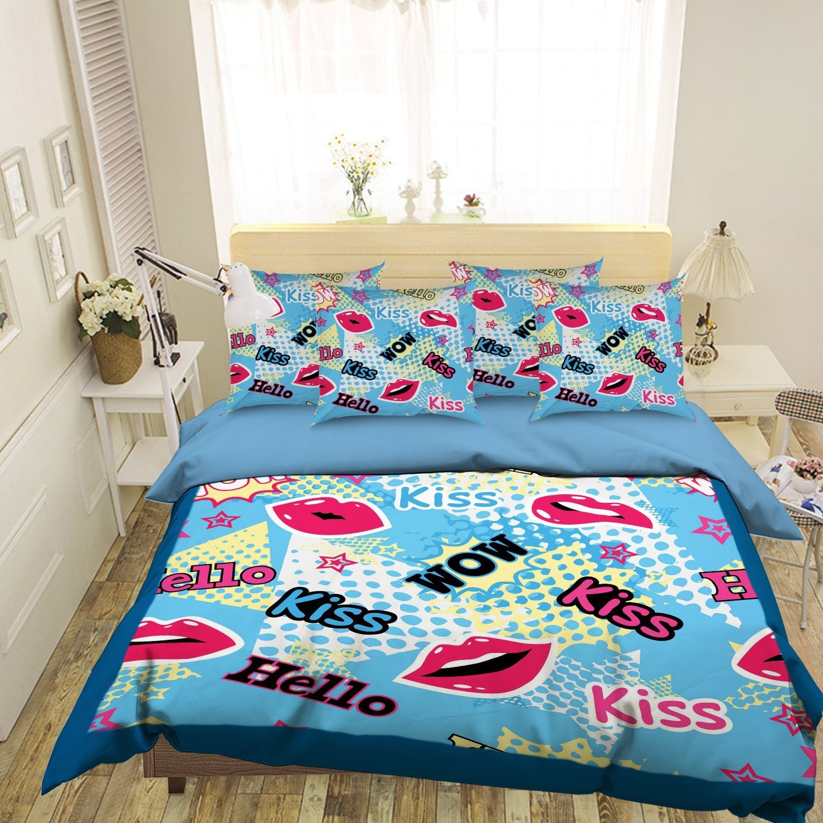 3D Lipstick Charm 052 Bed Pillowcases Quilt Wallpaper AJ Wallpaper 