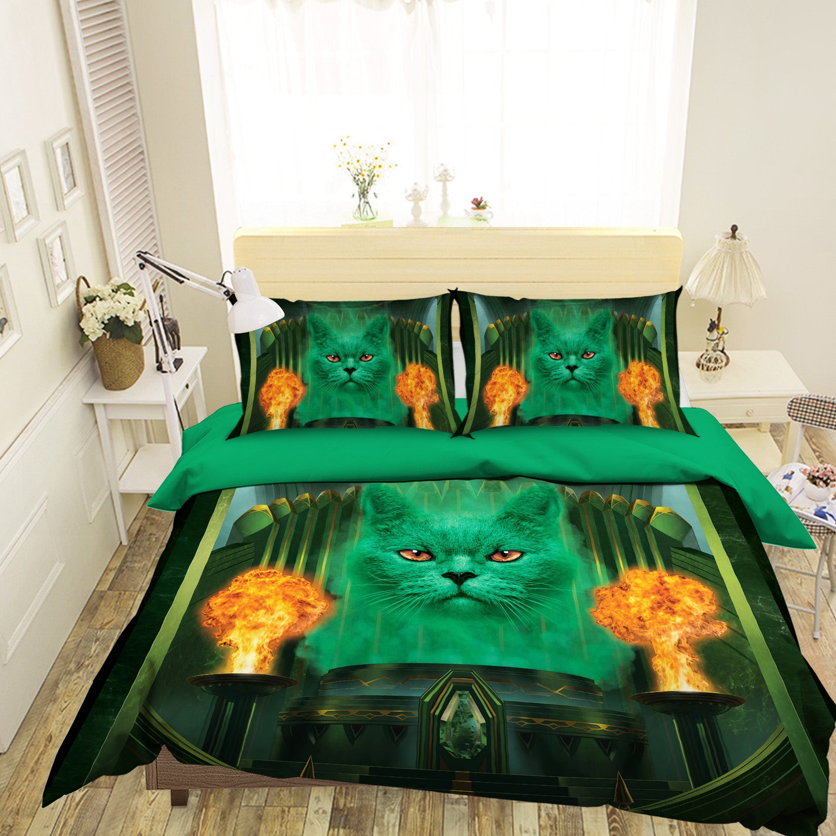 3D Cat The Great And Powerful Def 025 Bed Pillowcases Quilt Exclusive Designer Vincent