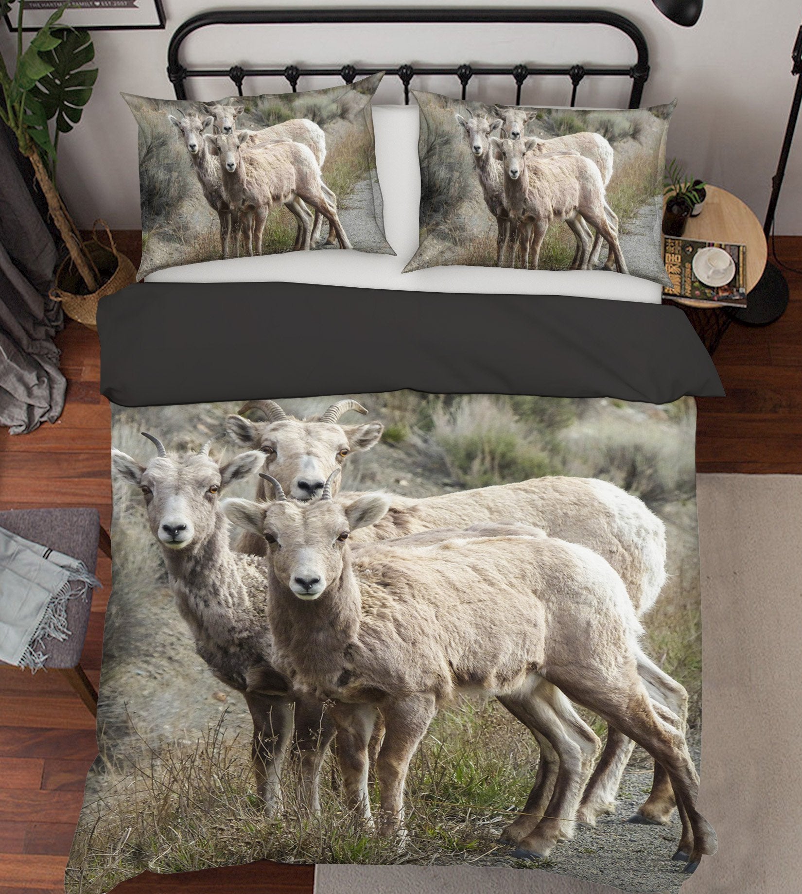 3D Sheep 1923 Bed Pillowcases Quilt Quiet Covers AJ Creativity Home 