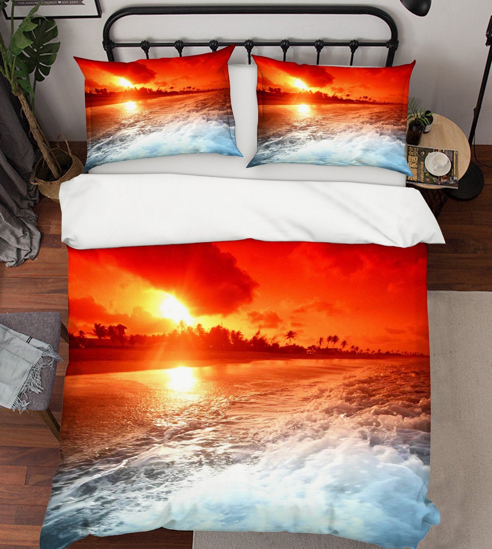 3D Dusk Cloud 171 Bed Pillowcases Quilt Wallpaper AJ Wallpaper 