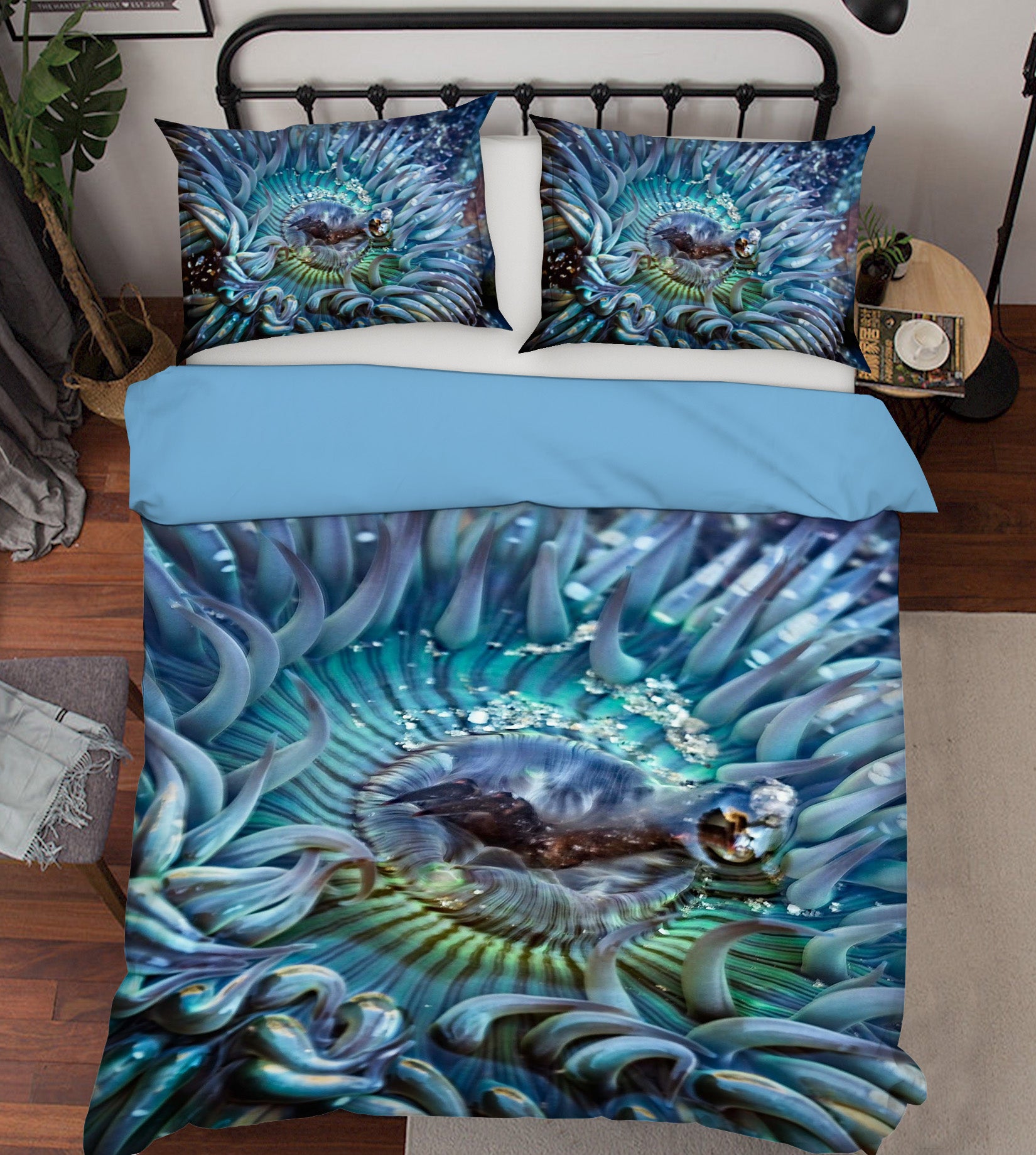 3D Tidepool Treasure 2135 Kathy Barefield Bedding Bed Pillowcases Quilt