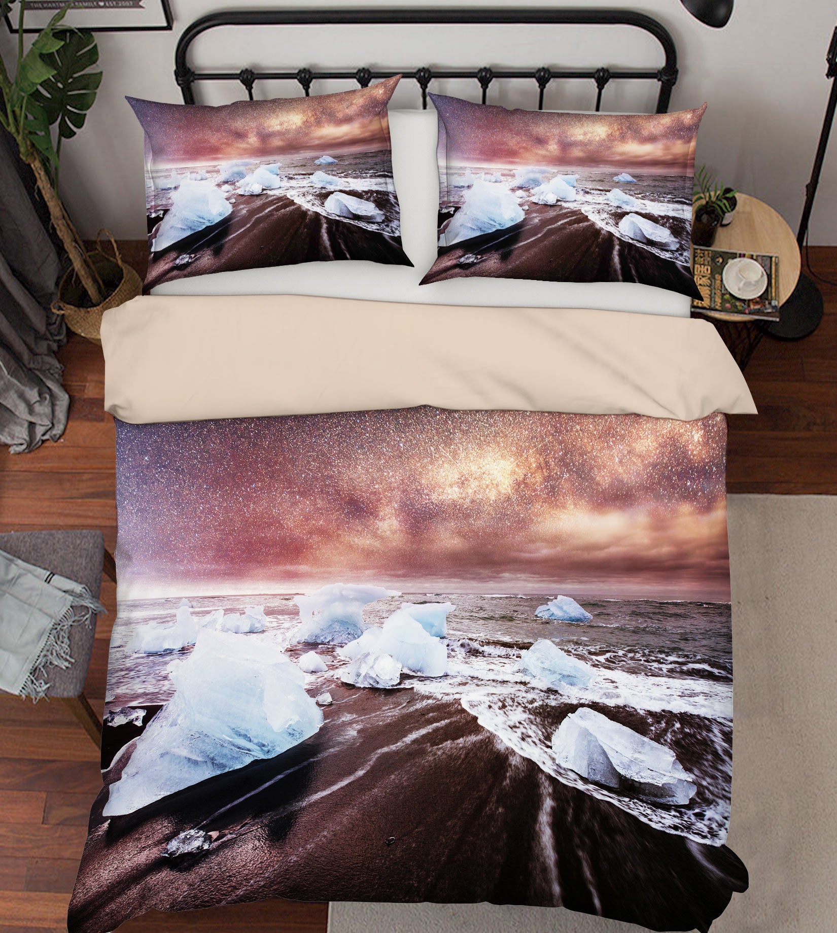 3D Sea Ice 67154 Bed Pillowcases Quilt