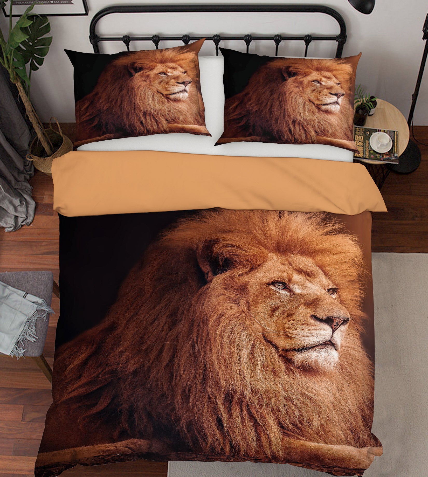 3D Lion 72034 Bed Pillowcases Quilt