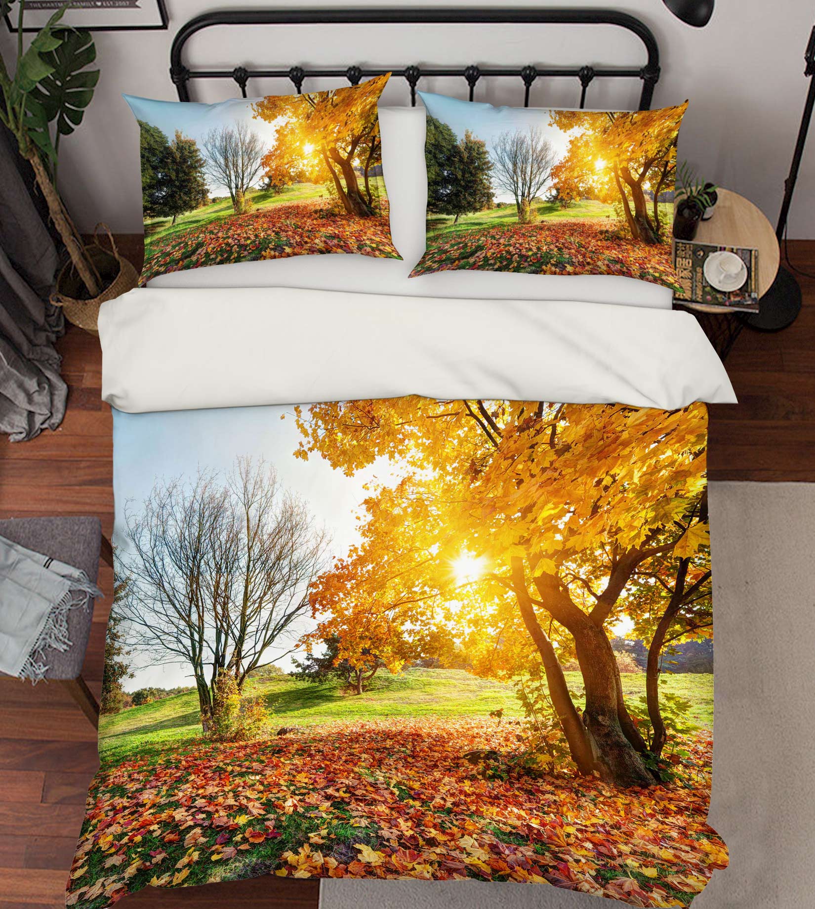 3D Trees 67061 Bed Pillowcases Quilt