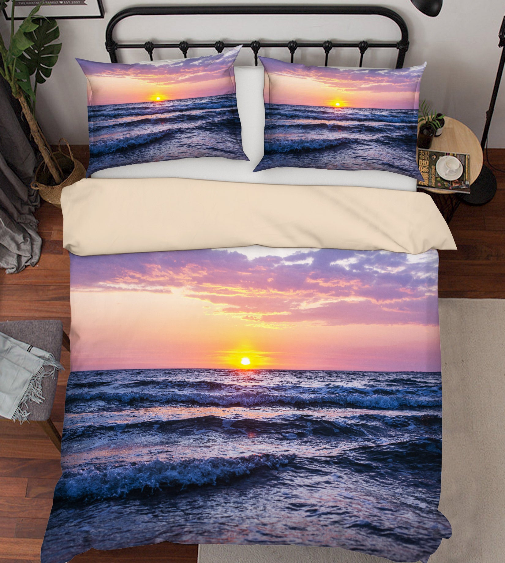 3D Ocean 67132 Bed Pillowcases Quilt