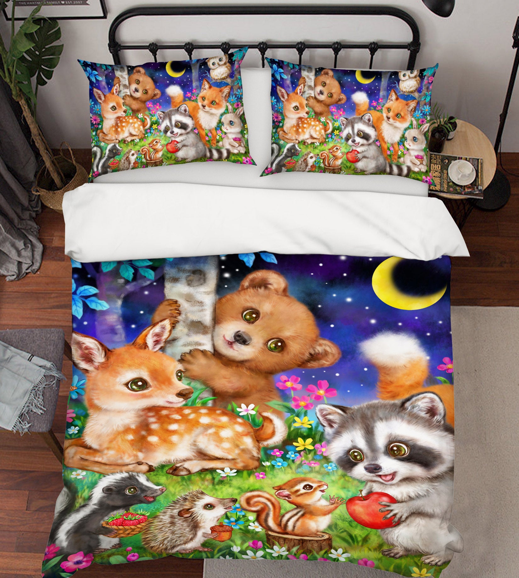 3D Cartoon Animals 5901 Kayomi Harai Bedding Bed Pillowcases Quilt Cover Duvet Cover