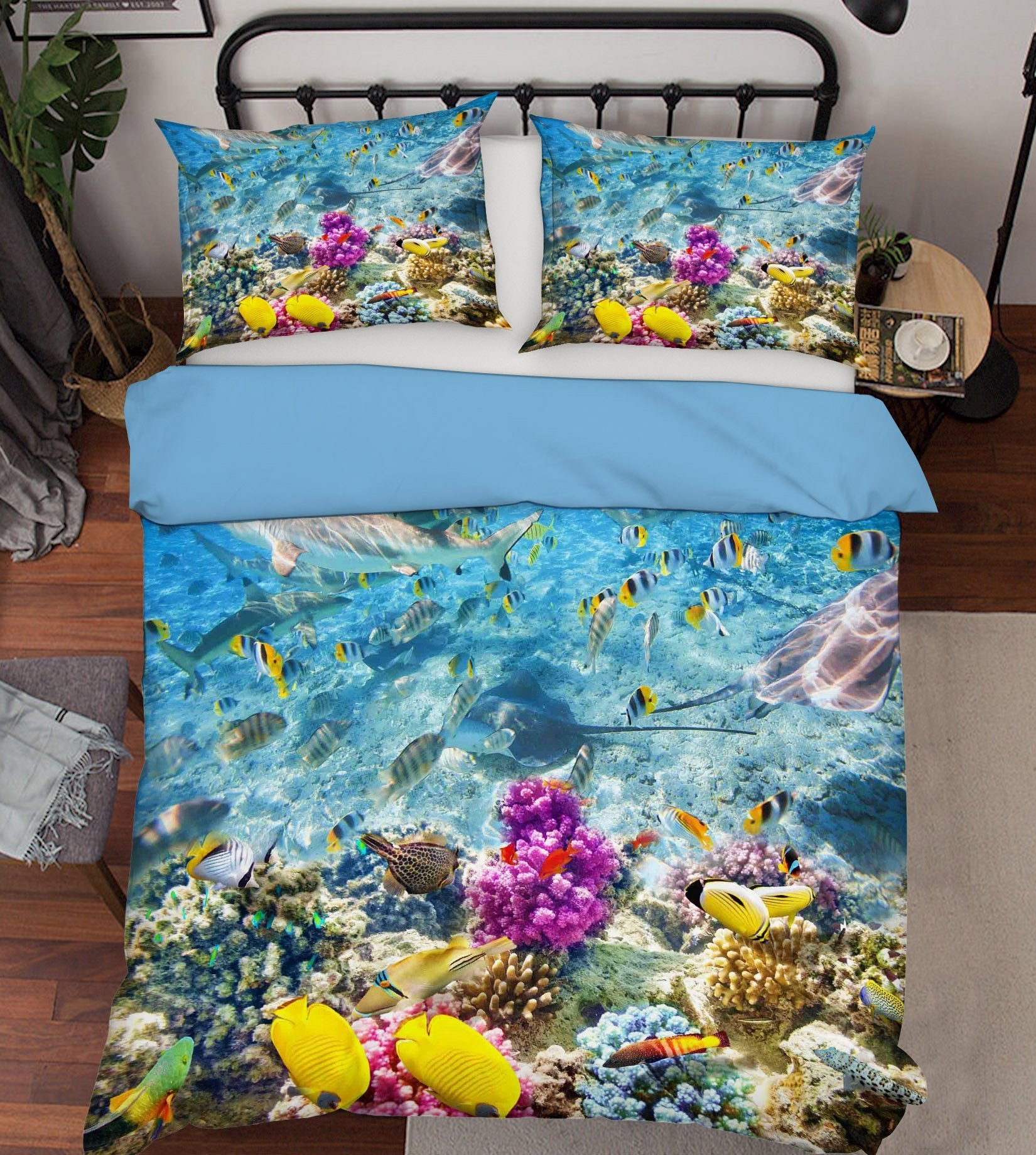 3D Ocean Turtle 079 Bed Pillowcases Quilt Wallpaper AJ Wallpaper 