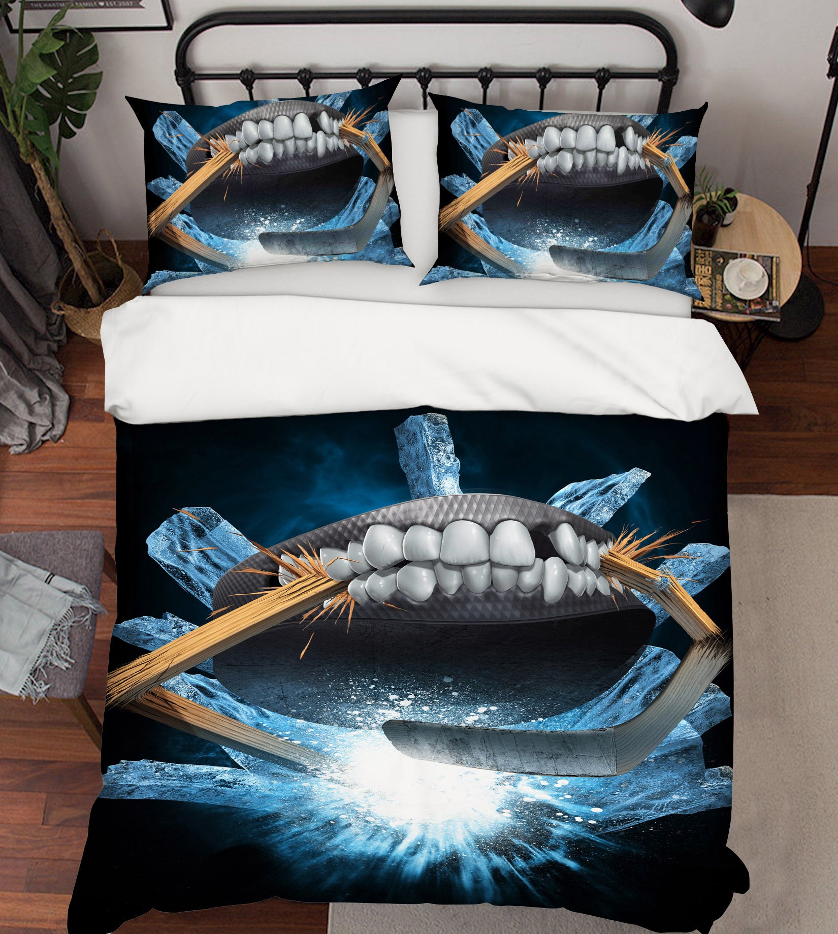 3D Underwater Wood Tooth 4060 Tom Wood Bedding Bed Pillowcases Quilt