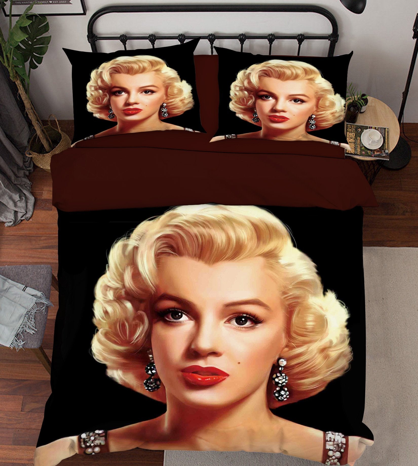 3D Marilyn Monroe 292 Bed Pillowcases Quilt Wallpaper AJ Wallpaper 