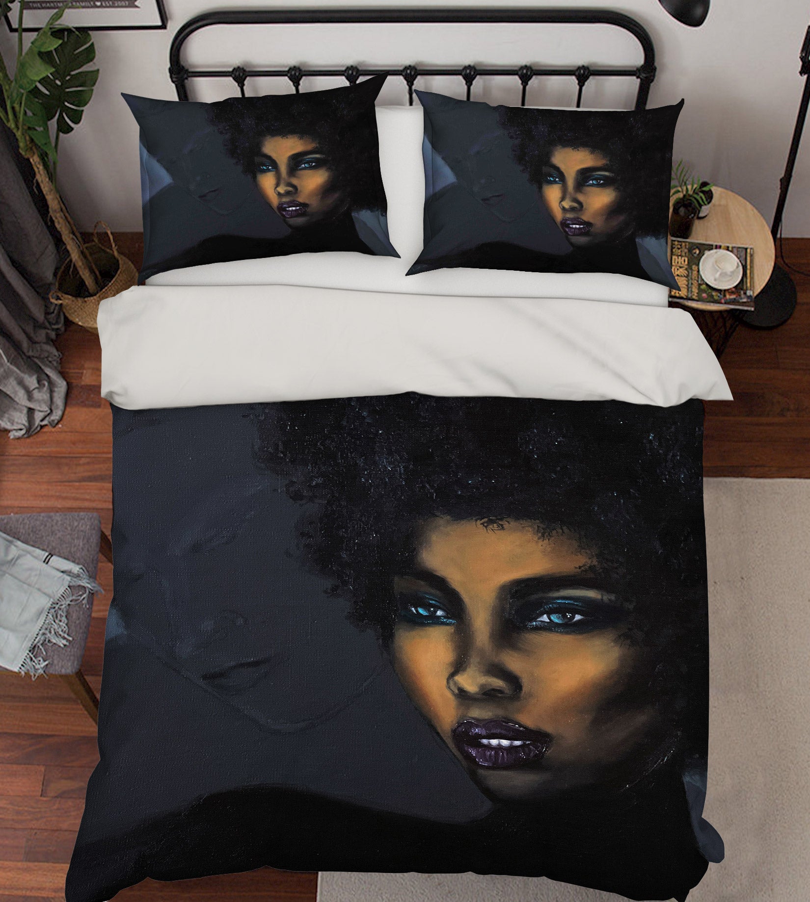 3D Black Woman 9797 Marina Zotova Bedding Bed Pillowcases Quilt