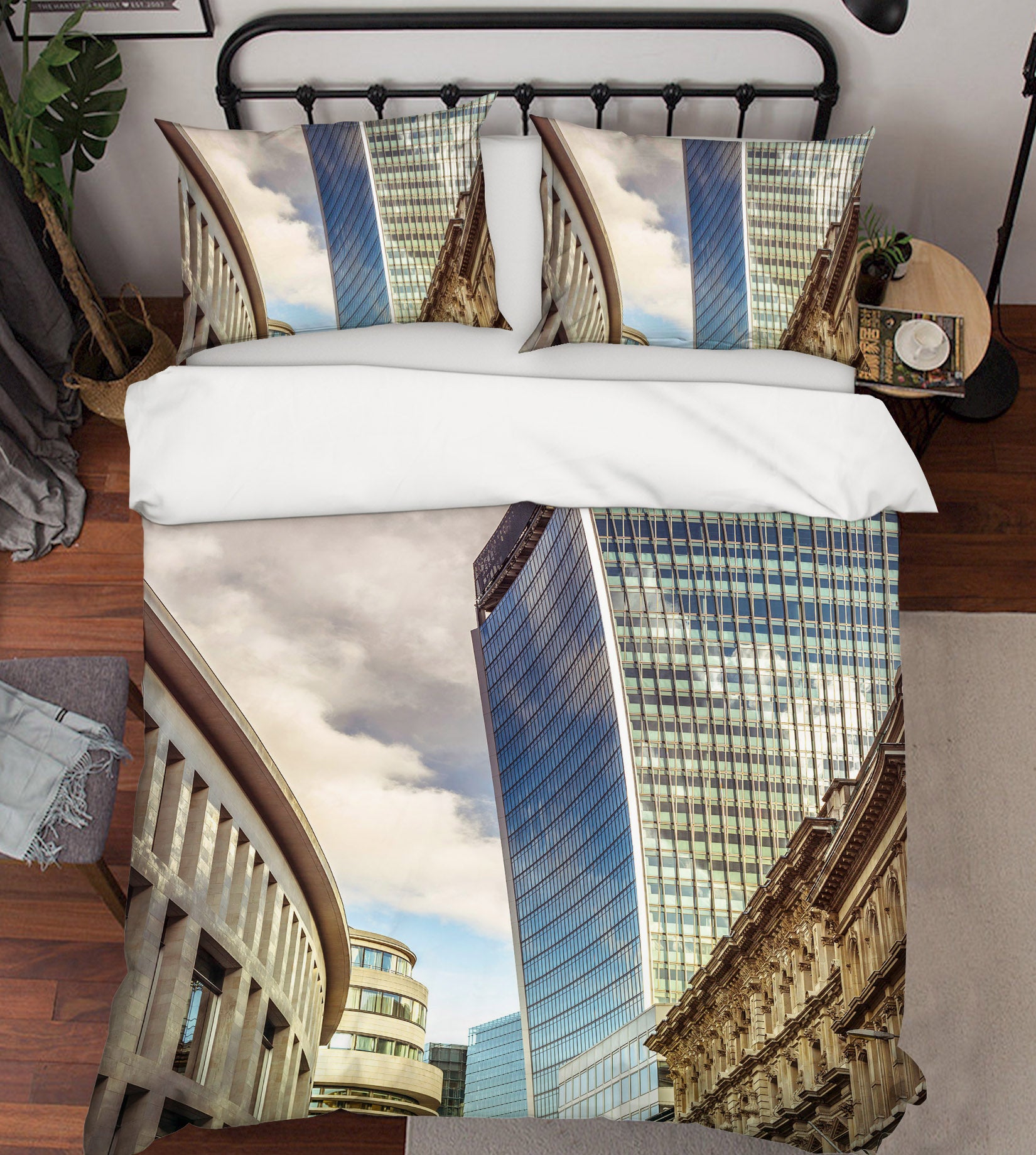 3D High-Rise Building 85194 Assaf Frank Bedding Bed Pillowcases Quilt