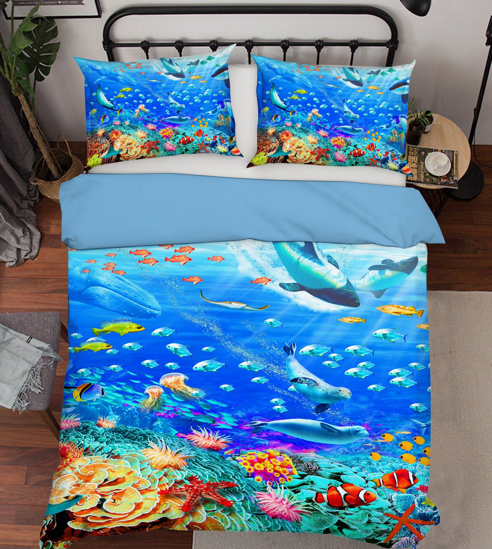 3D Undersea Fish 2033 Adrian Chesterman Bedding Bed Pillowcases Quilt