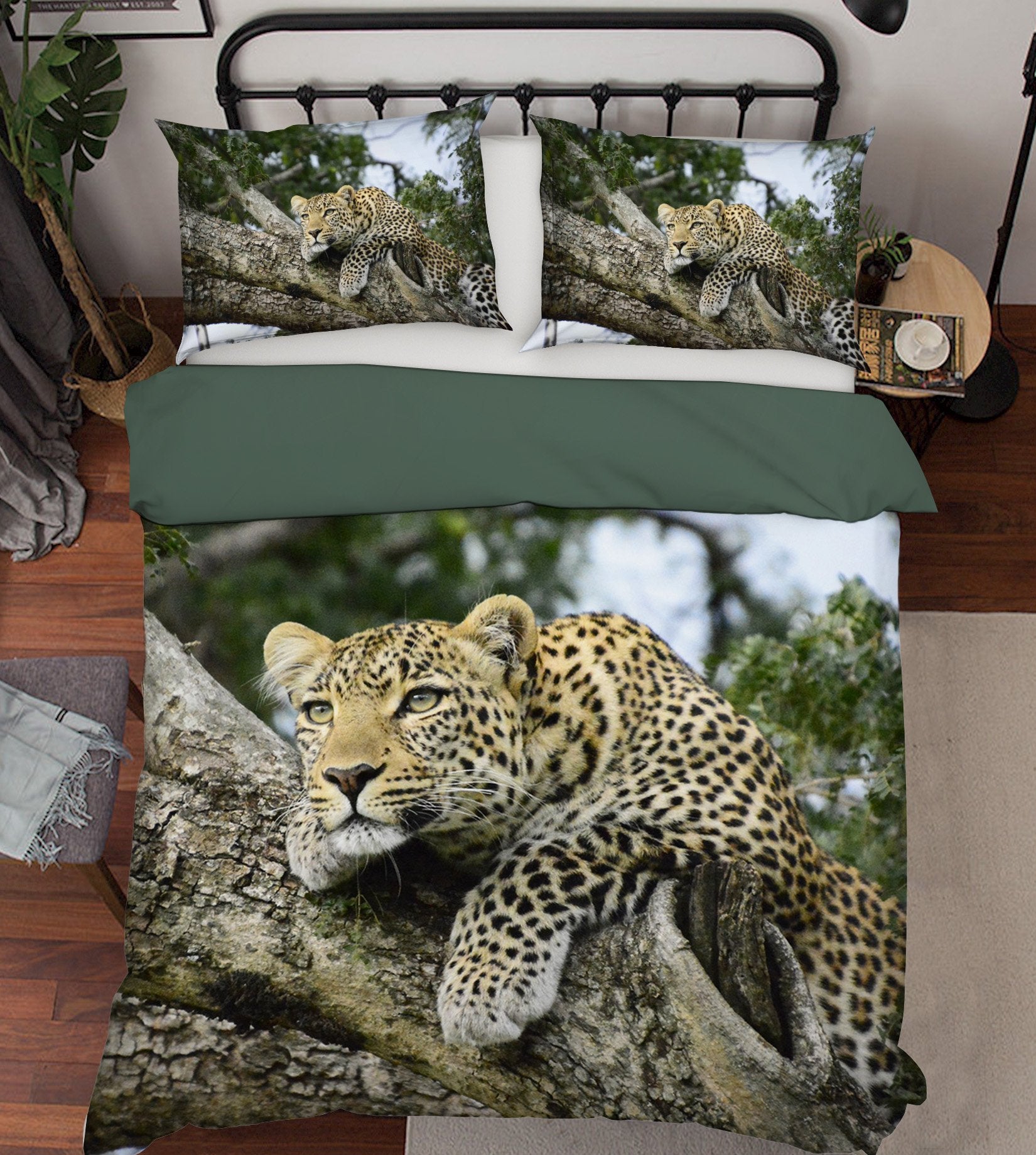 3D Spiritless Tiger 1967 Bed Pillowcases Quilt Quiet Covers AJ Creativity Home 