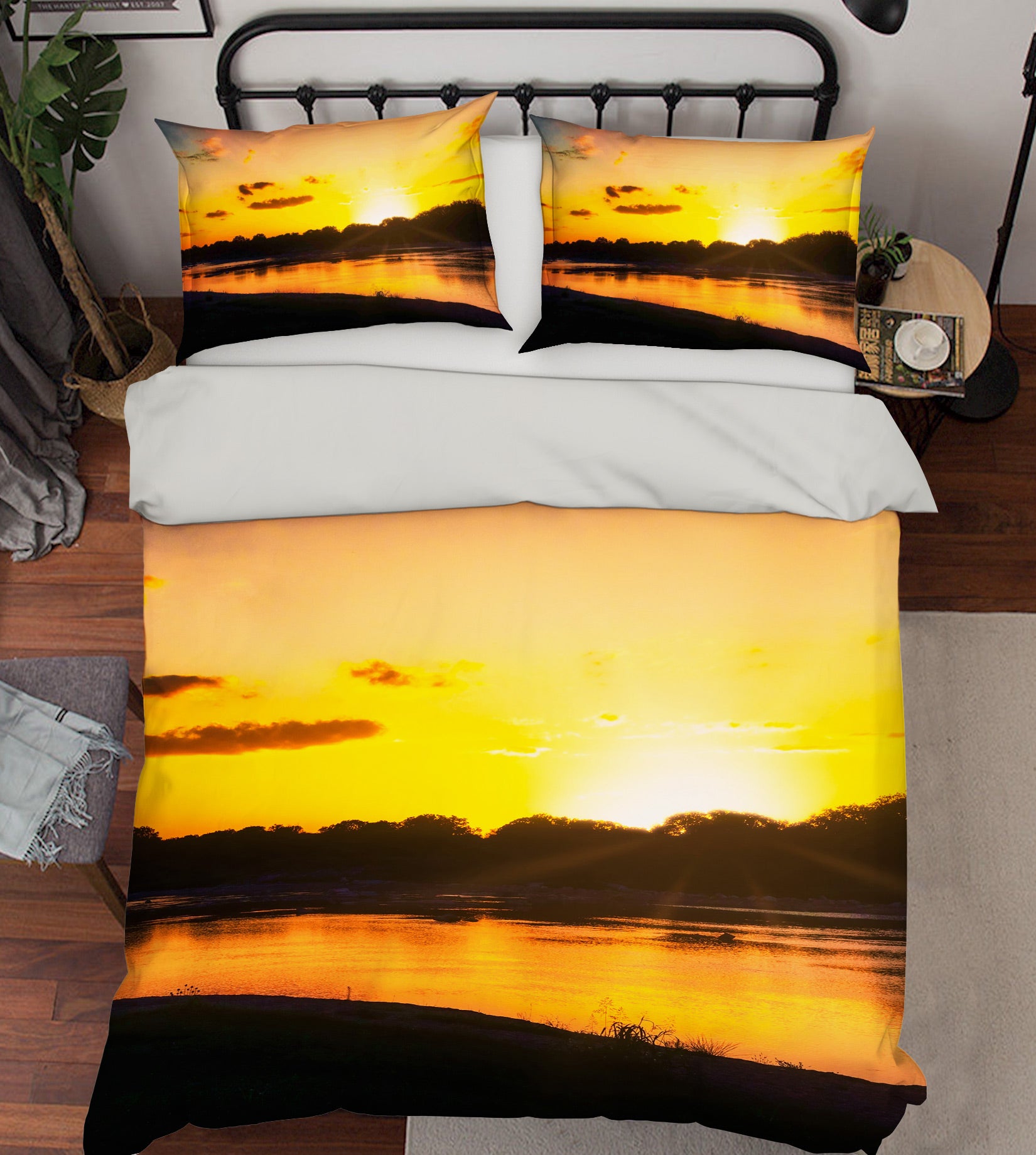 3D Lake Sunlight 8531 Beth Sheridan Bedding Bed Pillowcases Quilt