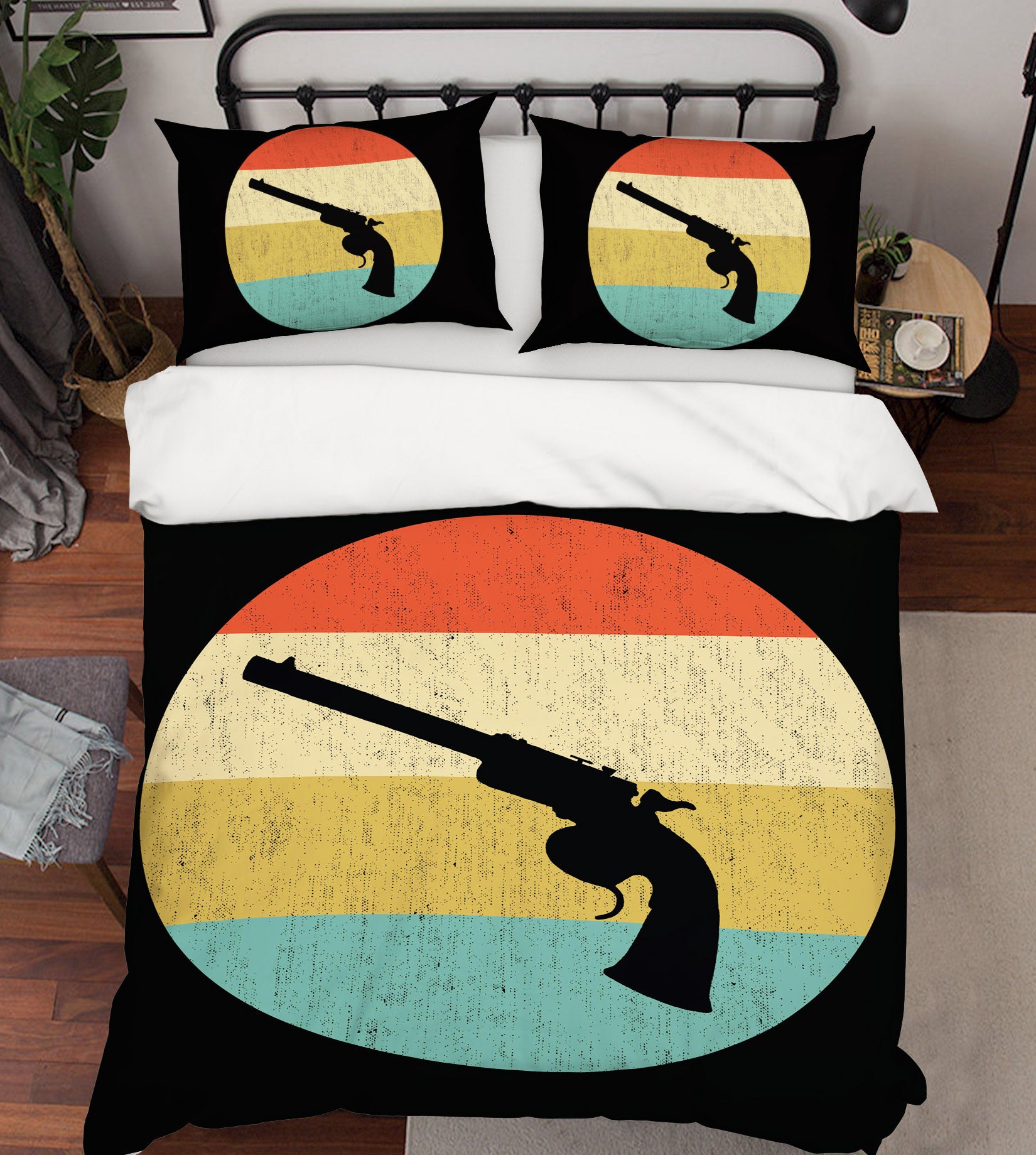 3D Colored Weapons 67045 Bed Pillowcases Quilt