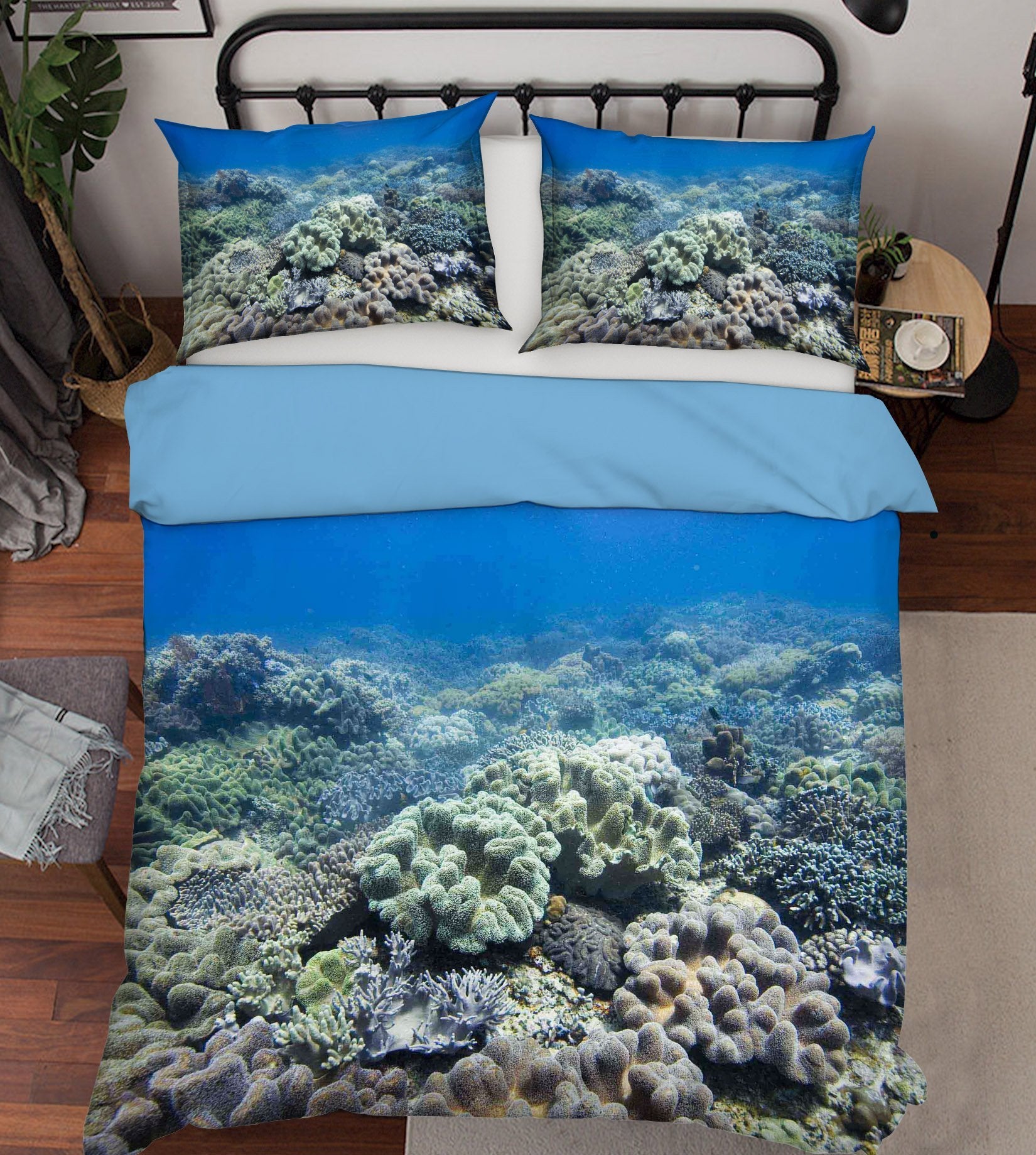 3D Seabed Stone 074 Bed Pillowcases Quilt Wallpaper AJ Wallpaper 