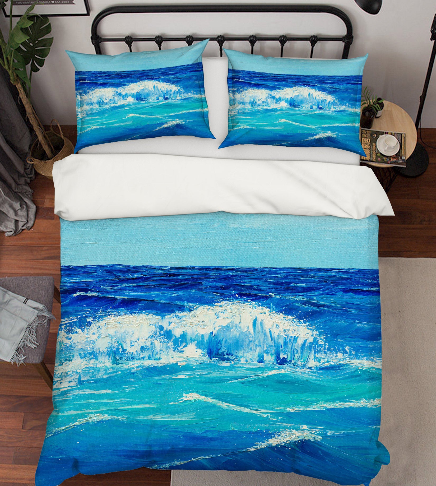 3D Waves 1748 Marina Zotova Bedding Bed Pillowcases Quilt