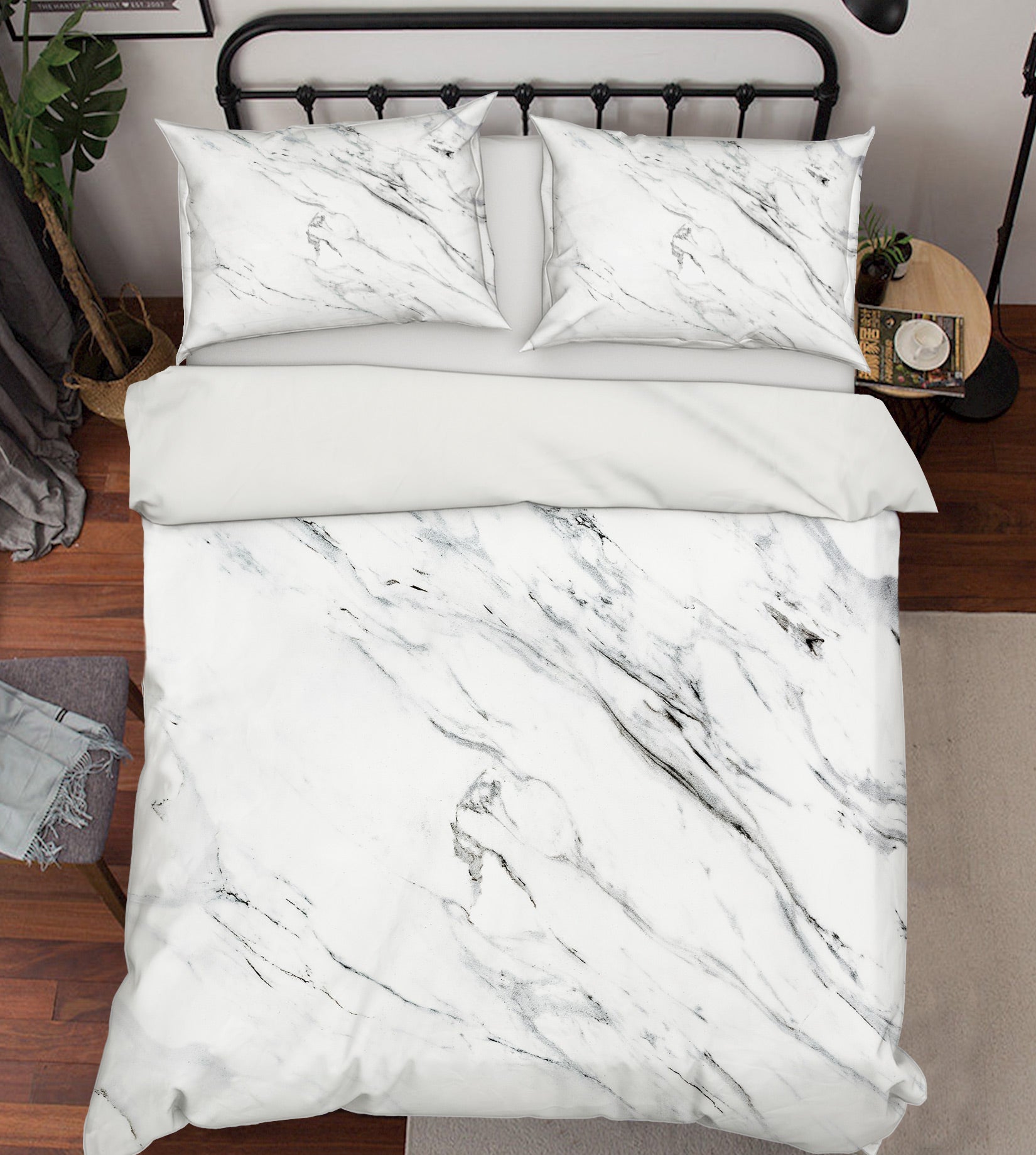 3D Marble 67157 Bed Pillowcases Quilt